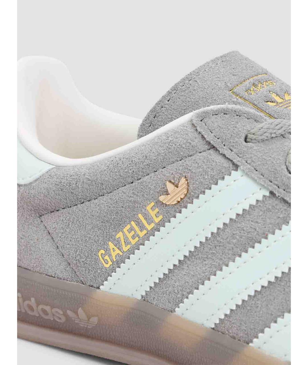 ADIDAS Серые замшевые кроссовки, фото 4