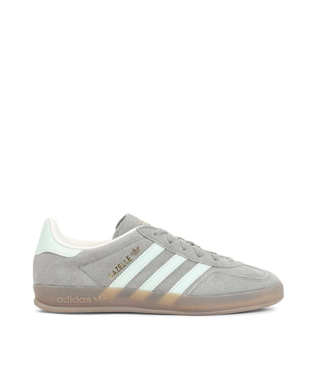 ADIDAS Серые замшевые кроссовки, фото 1