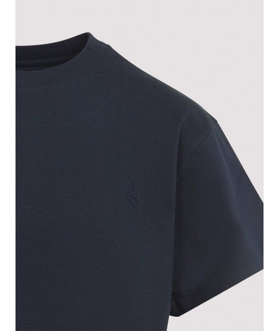 JIL SANDER Мульти хлопковая футболка, фото 4
