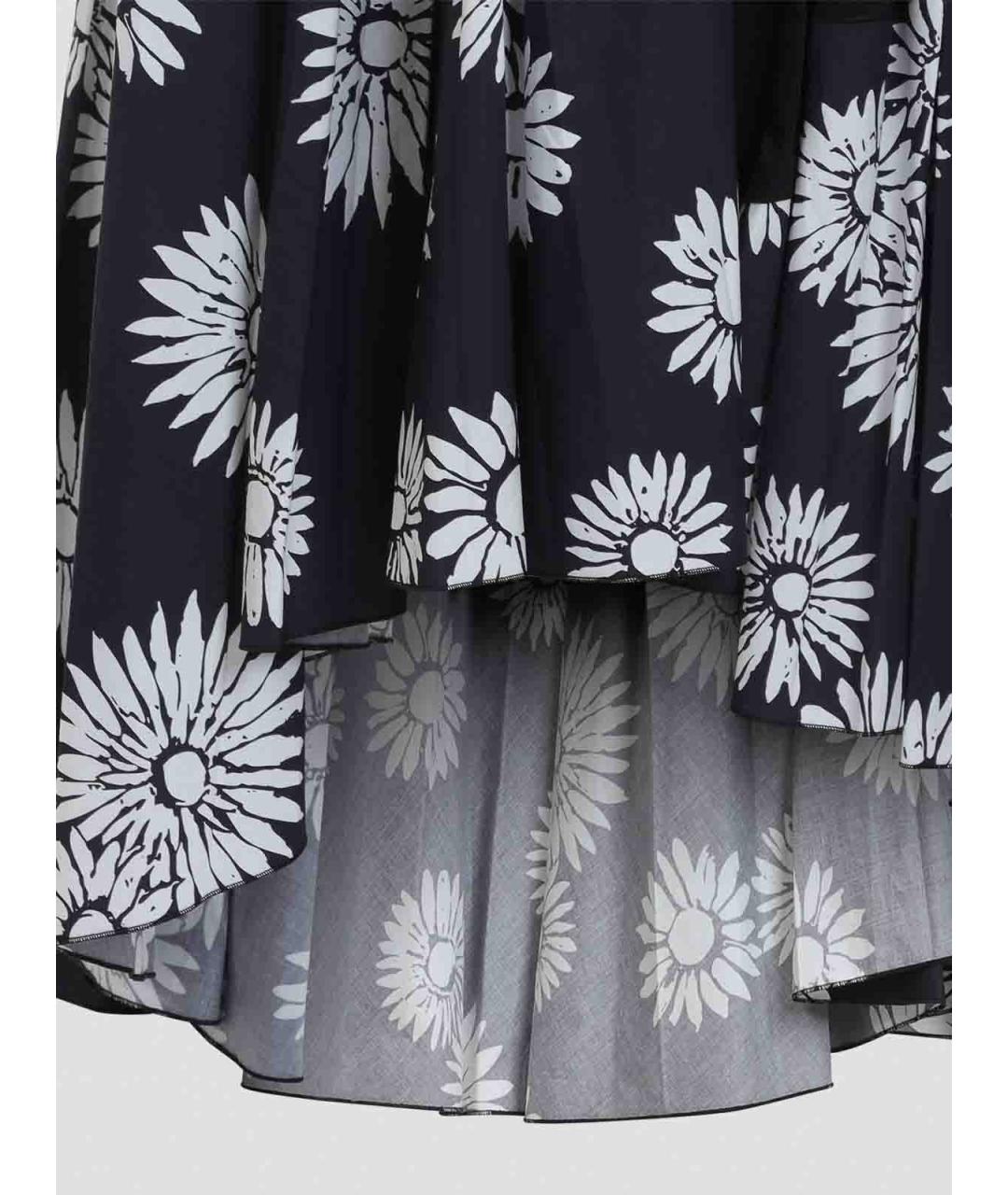 LANVIN Мульти хлопковое вечернее платье, фото 3