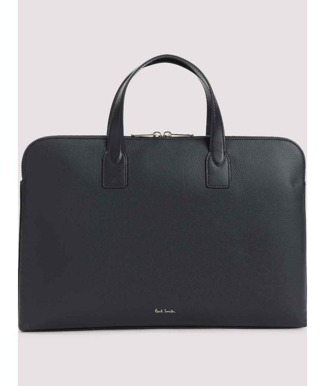PAUL SMITH Черная кожаная папка для документов, фото 2