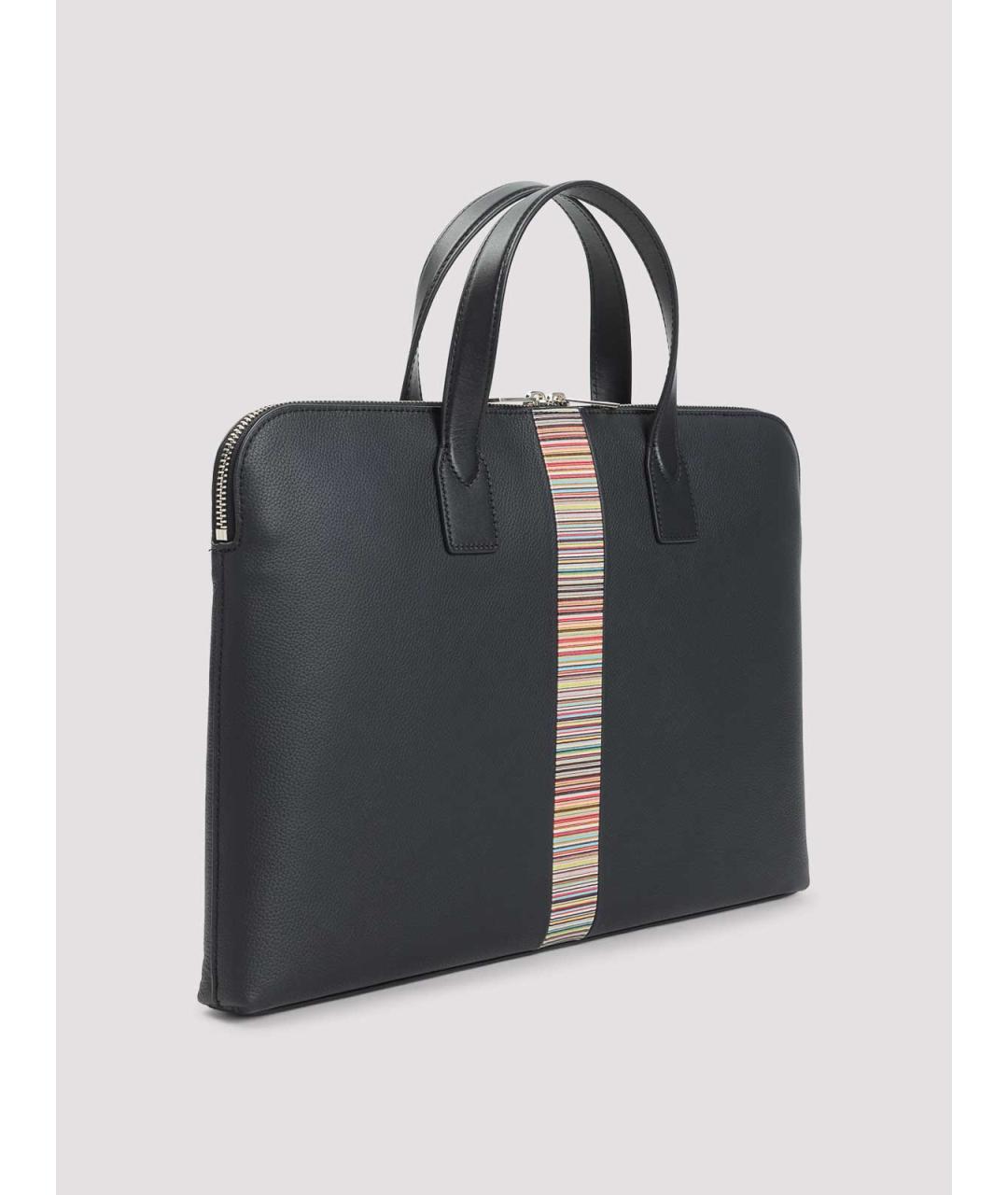 PAUL SMITH Черная кожаная папка для документов, фото 3