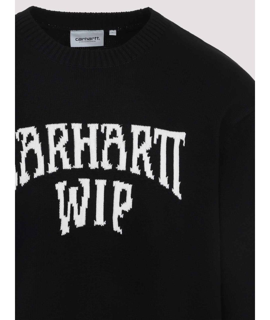 CARHARTT Черный хлопковый джемпер / свитер, фото 3