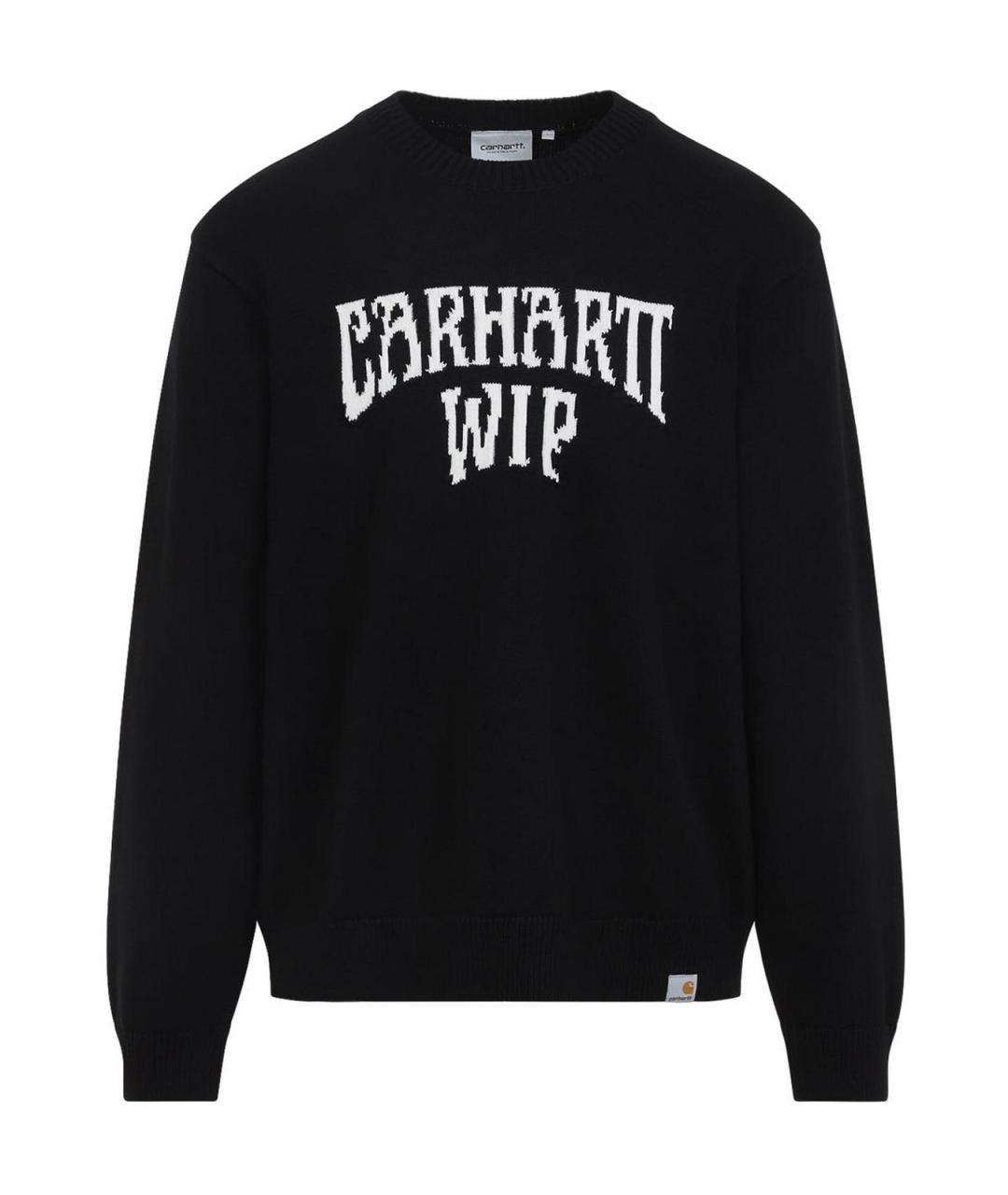 CARHARTT Черный хлопковый джемпер / свитер, фото 1