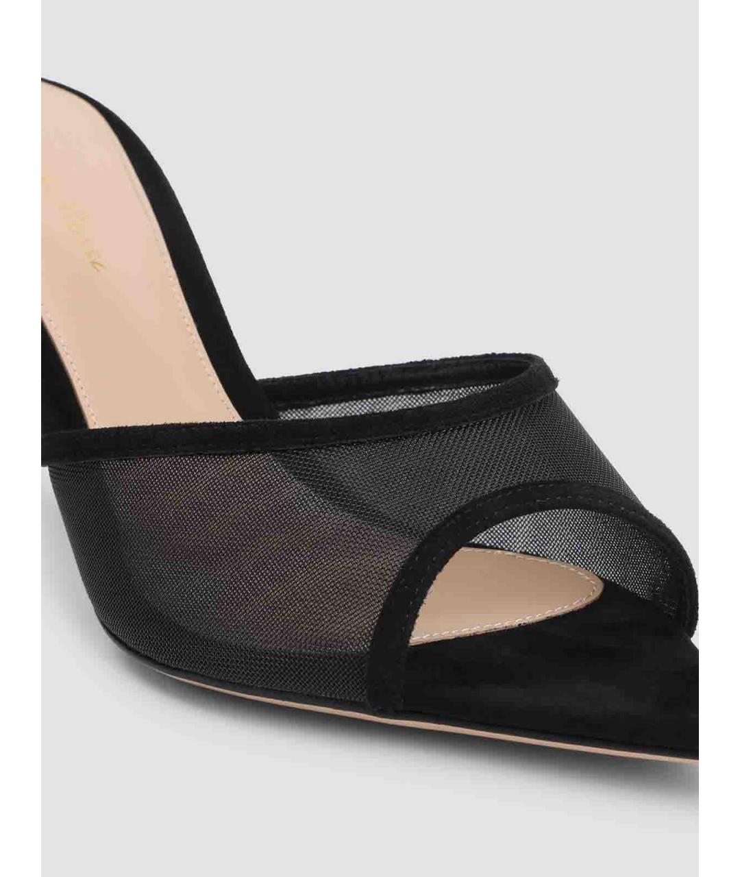GIANVITO ROSSI Черные мюли, фото 4