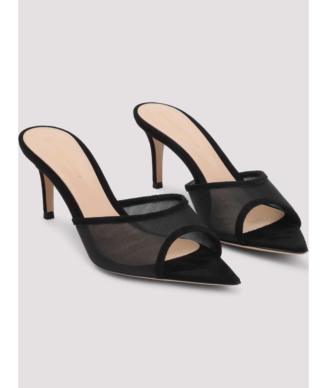 GIANVITO ROSSI Черные мюли, фото 3