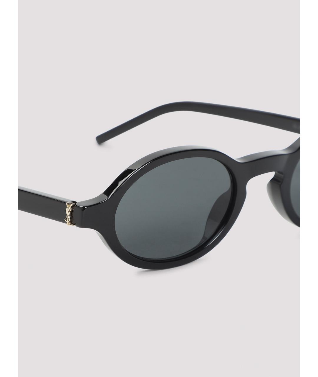 SAINT LAURENT Черные солнцезащитные очки, фото 3