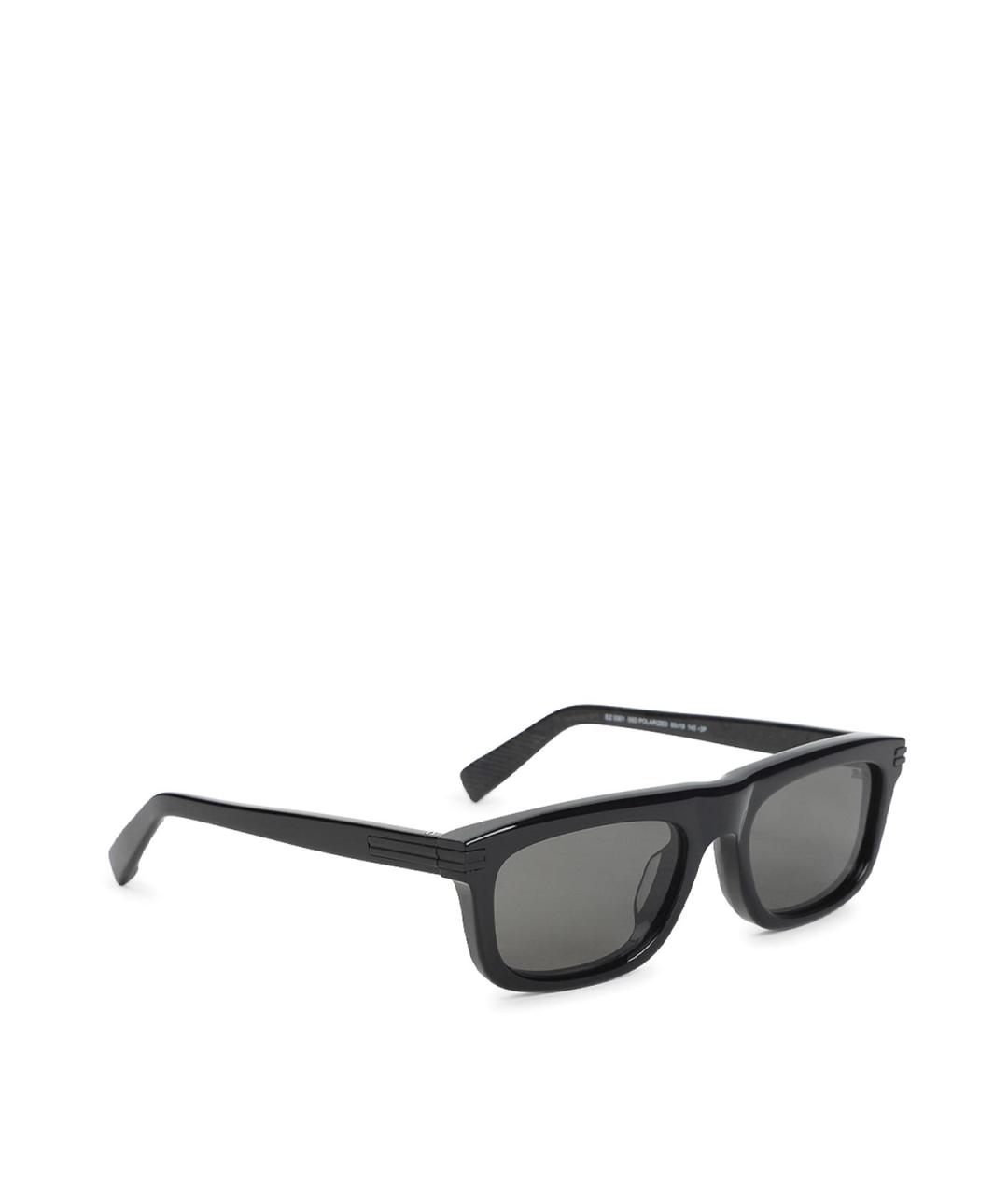 ZEGNA Черные солнцезащитные очки, фото 1