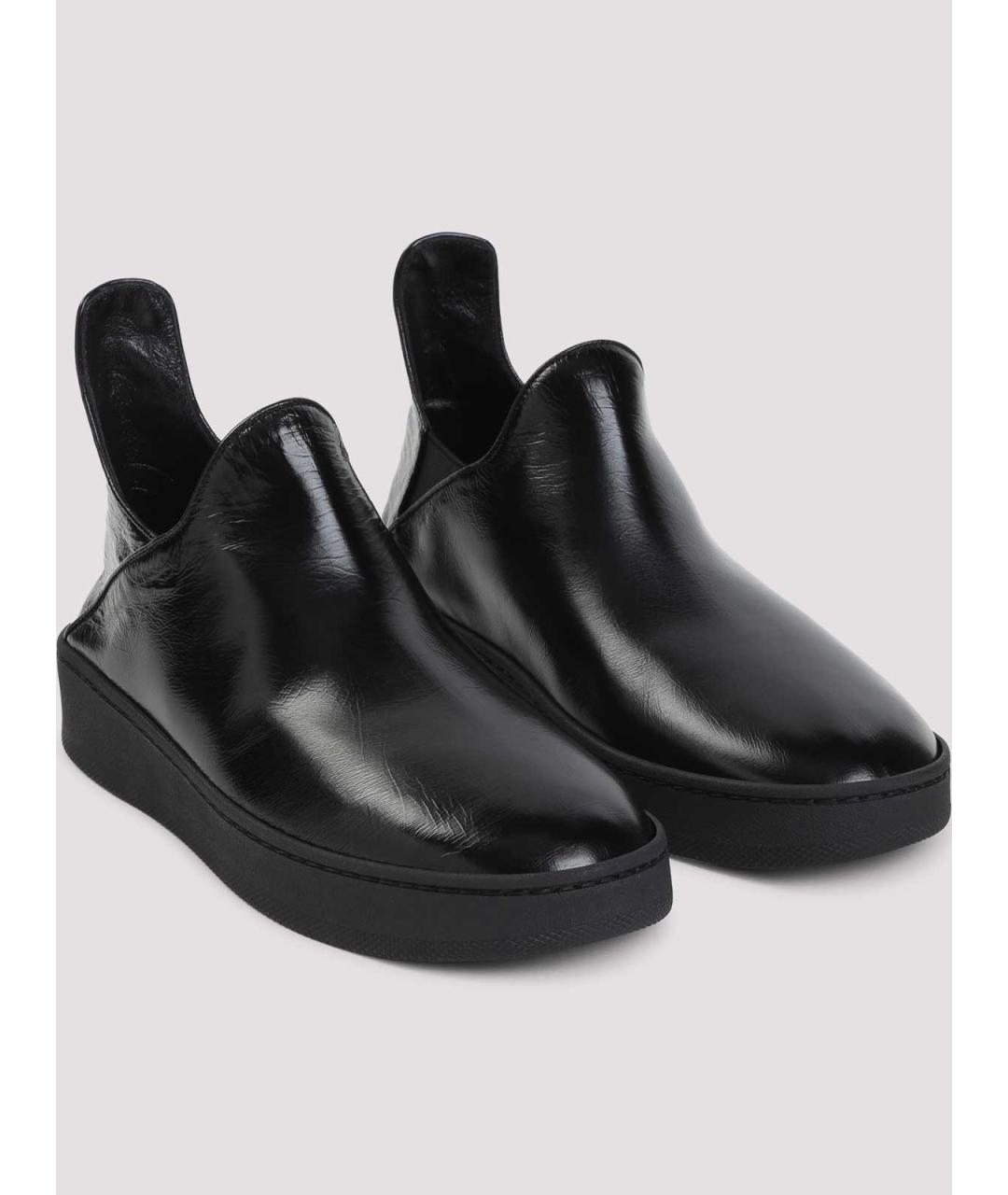 PHOEBE PHILO Черные кожаные кроссовки, фото 3