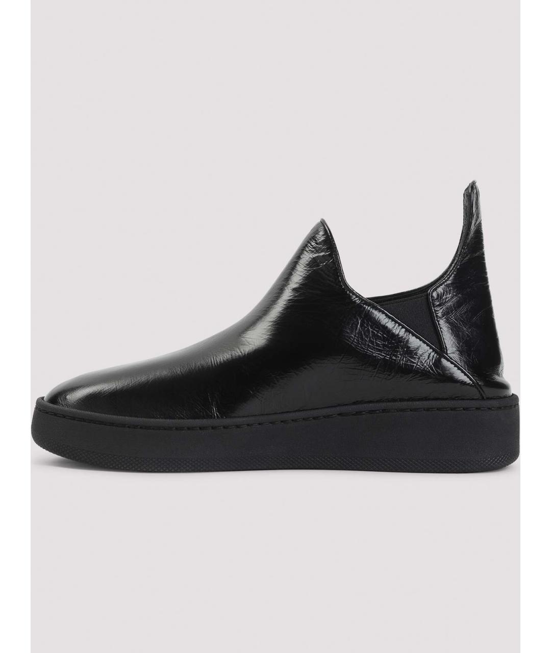 PHOEBE PHILO Черные кожаные кроссовки, фото 2
