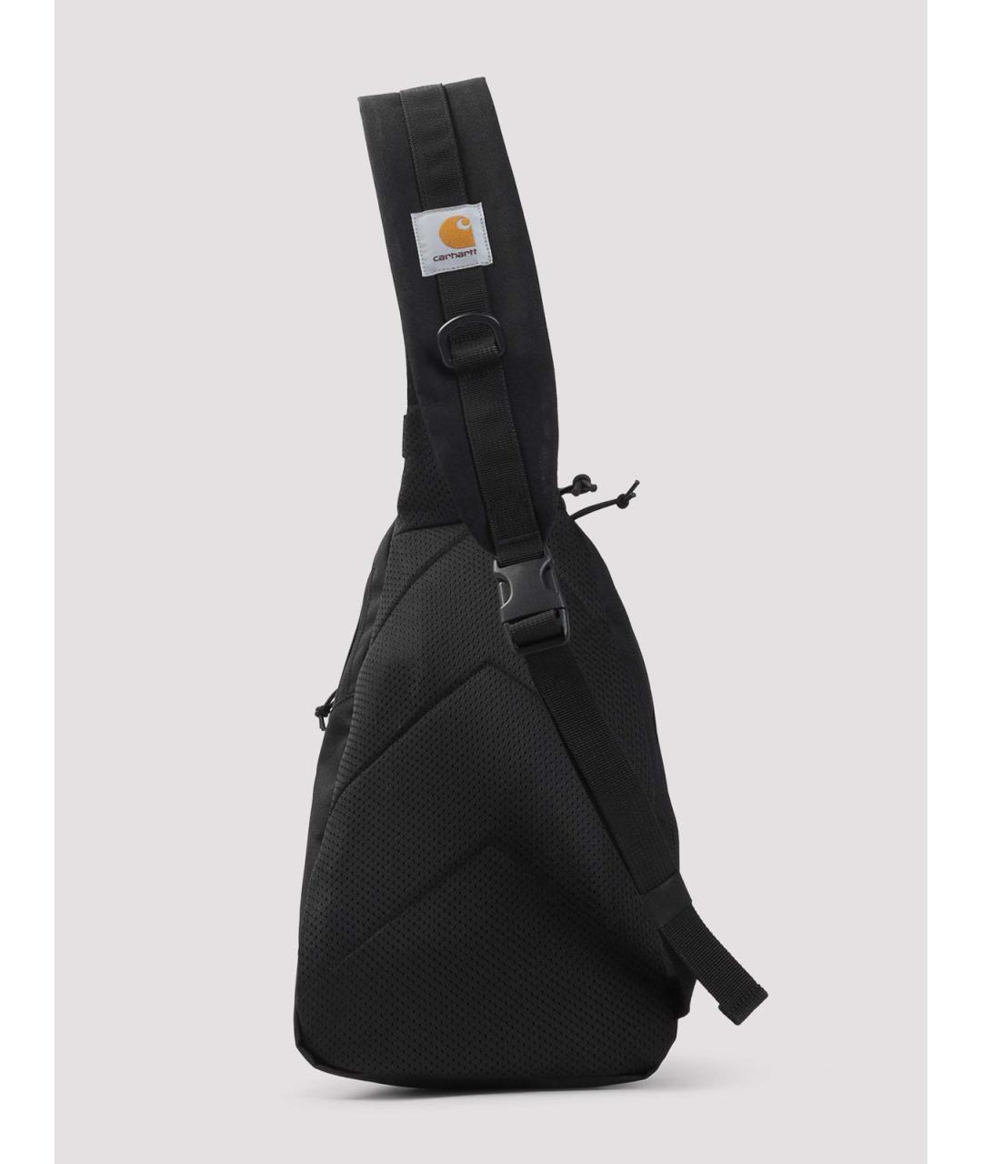 CARHARTT Черная синтетическая сумка на плечо, фото 2