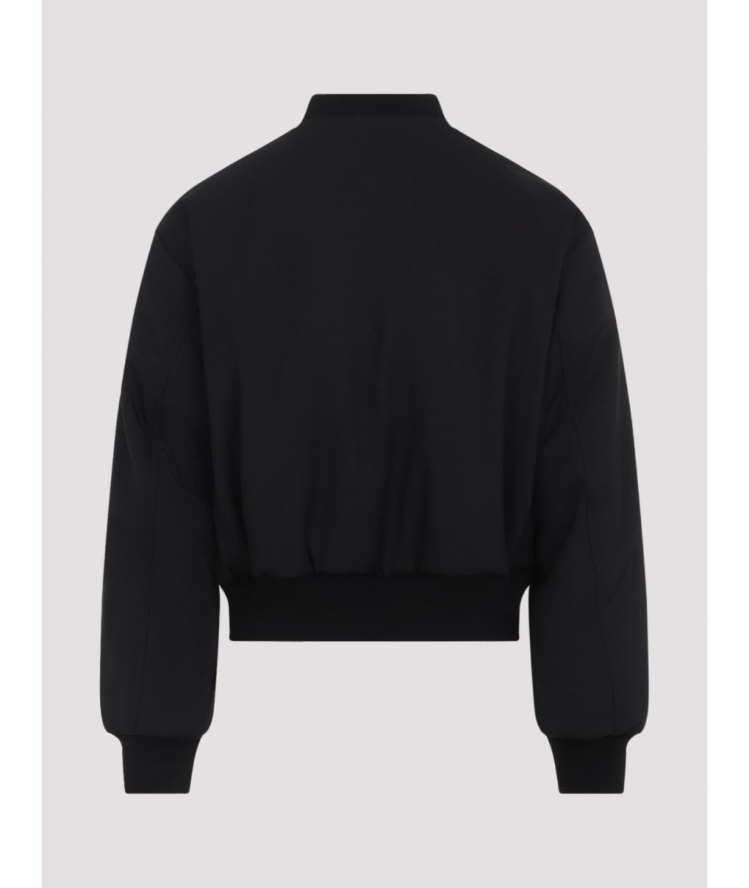 JIL SANDER Черная шерстяная куртка, фото 2