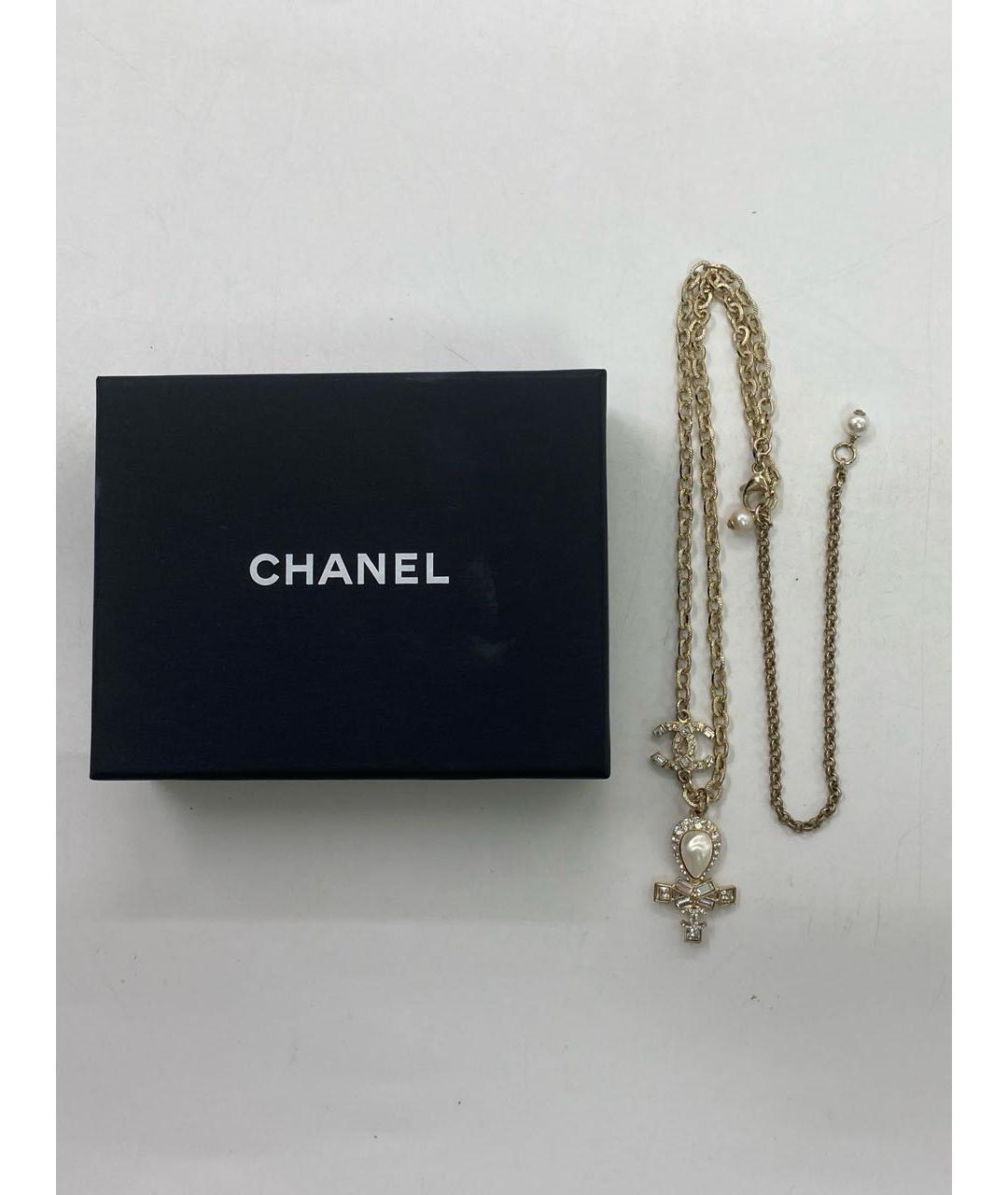 CHANEL Золотое колье, фото 4