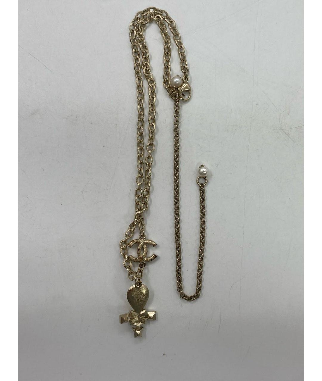 CHANEL Золотое колье, фото 3