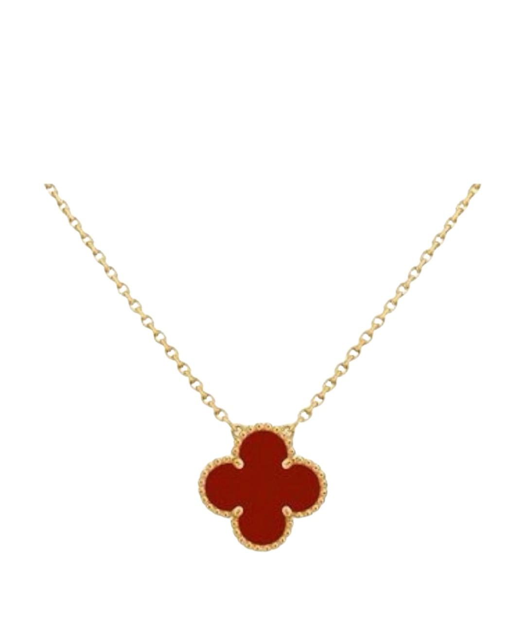 VAN CLEEF & ARPELS Красное колье из желтого золота, фото 1