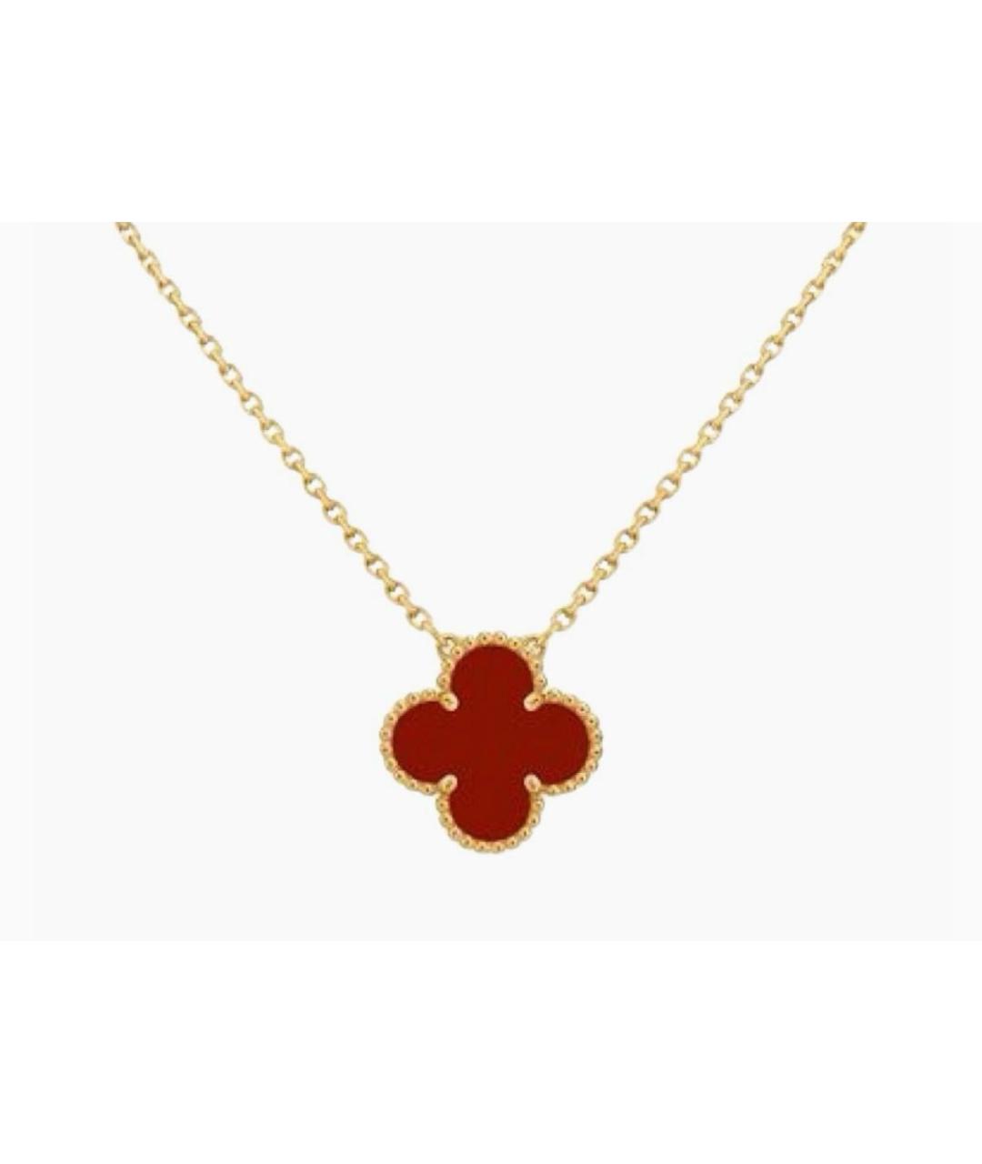 VAN CLEEF & ARPELS Красное колье из желтого золота, фото 3