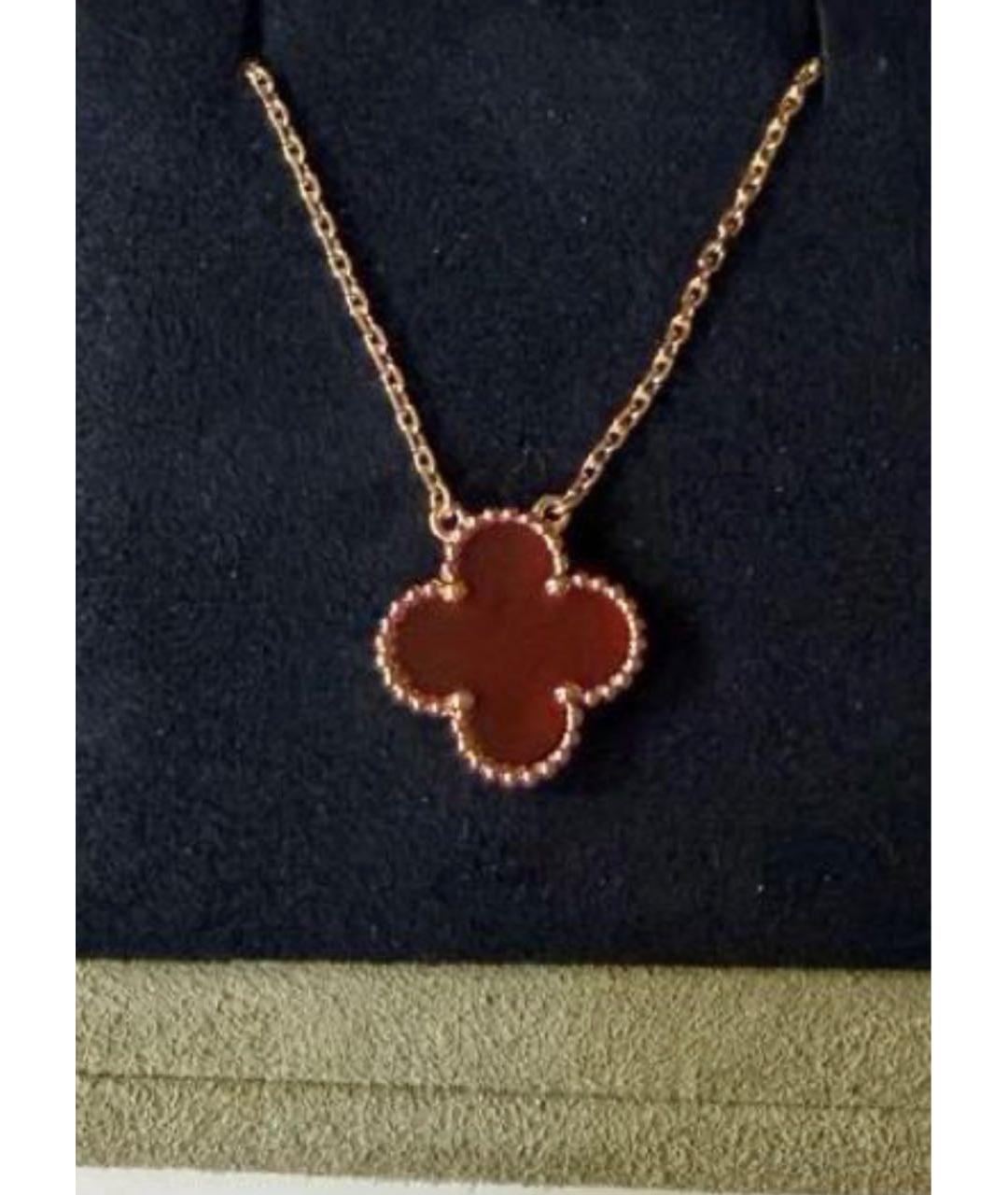 VAN CLEEF & ARPELS Красное колье из желтого золота, фото 2