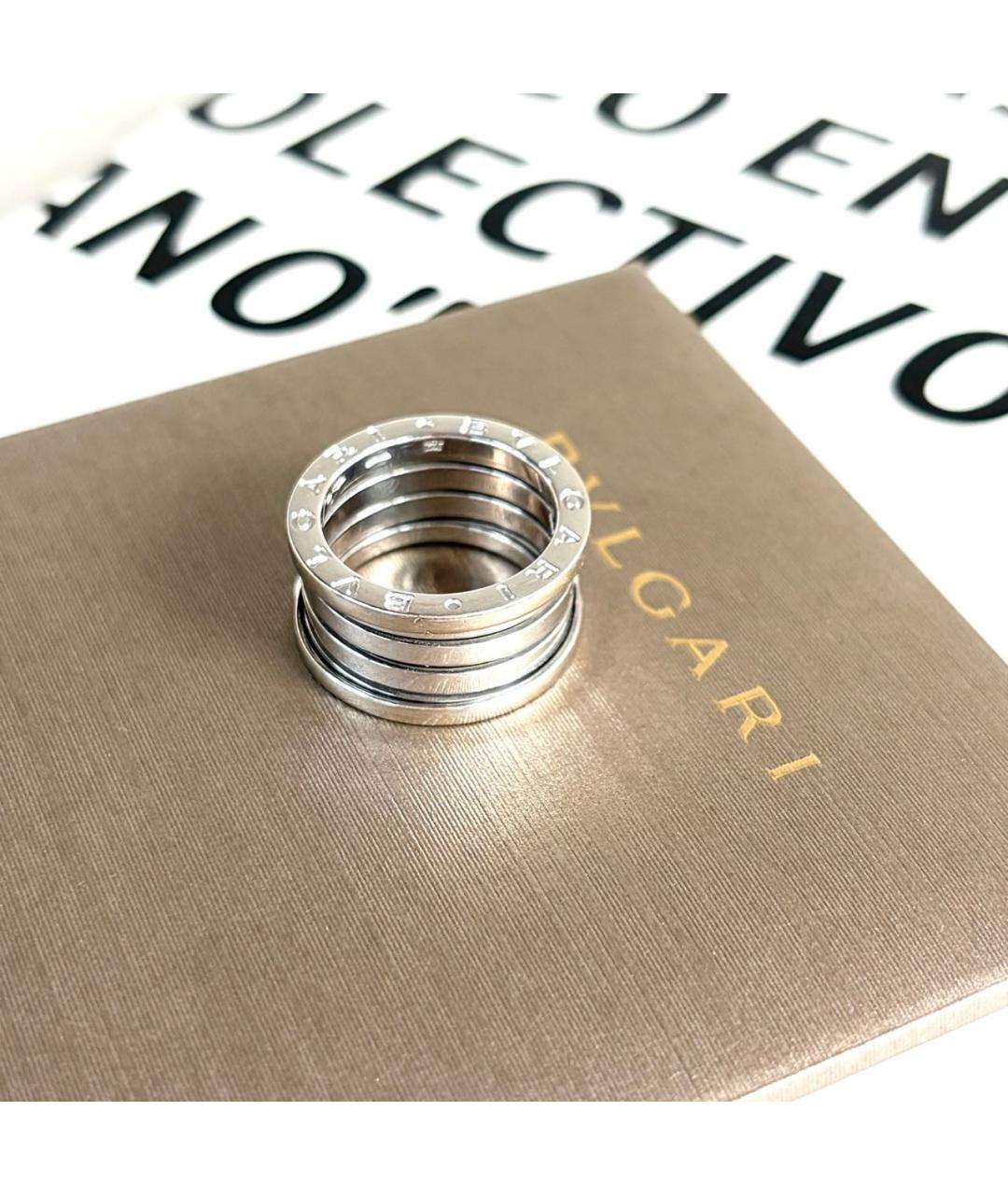 BVLGARI Серебряное кольцо из белого золота, фото 5