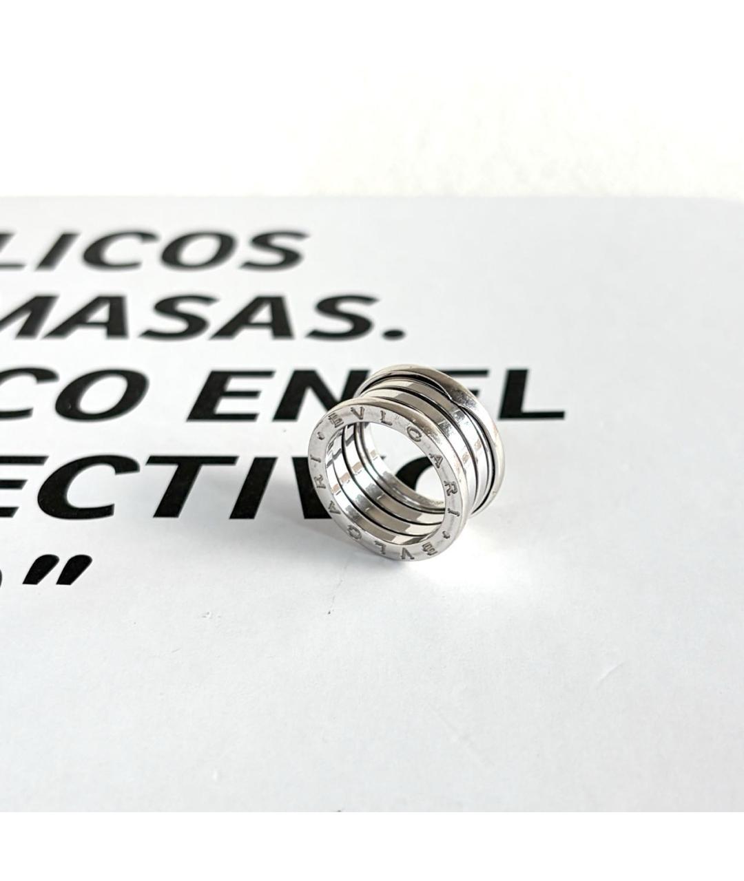 BVLGARI Серебряное кольцо из белого золота, фото 4