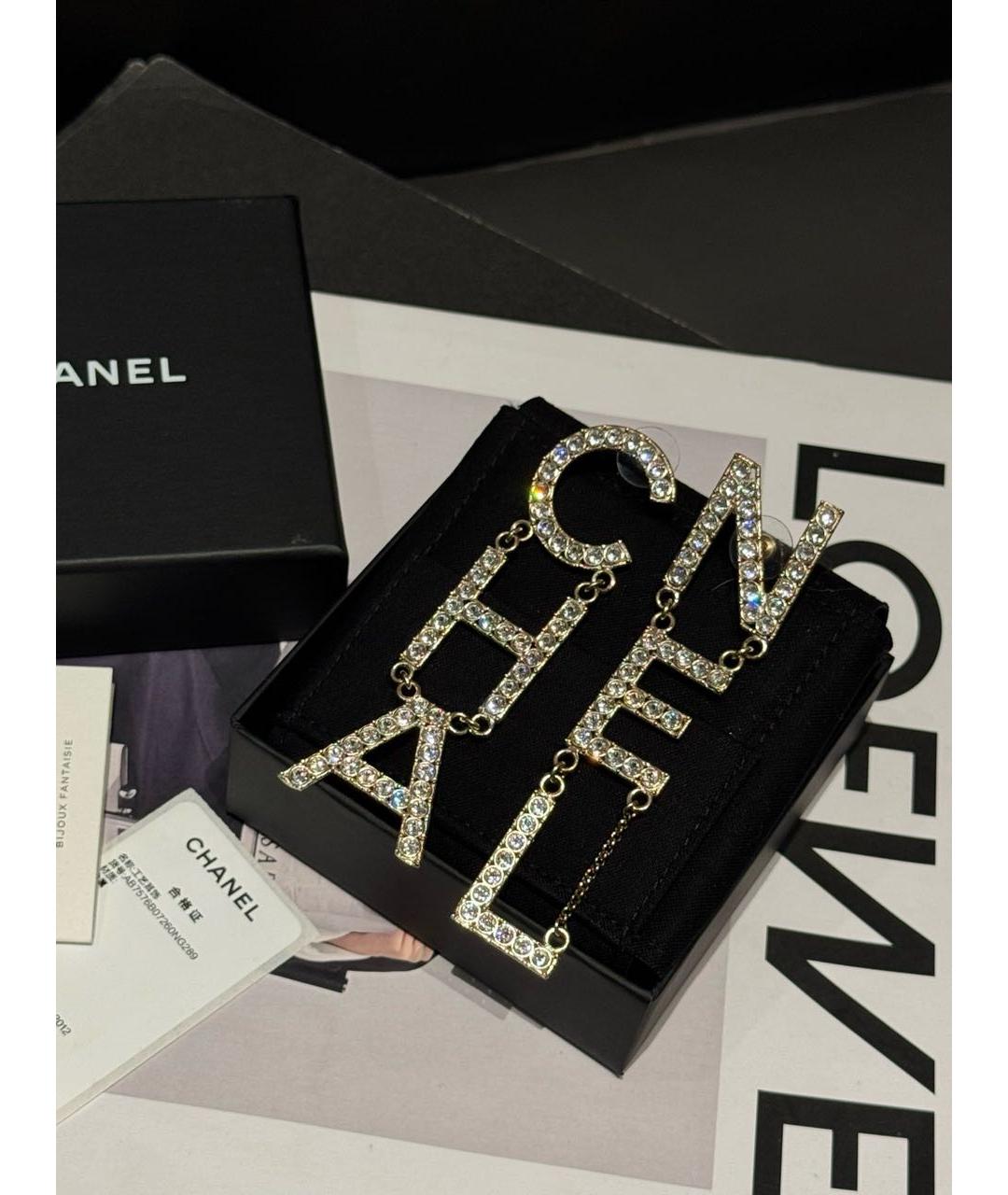 CHANEL Серебряные серьги, фото 5