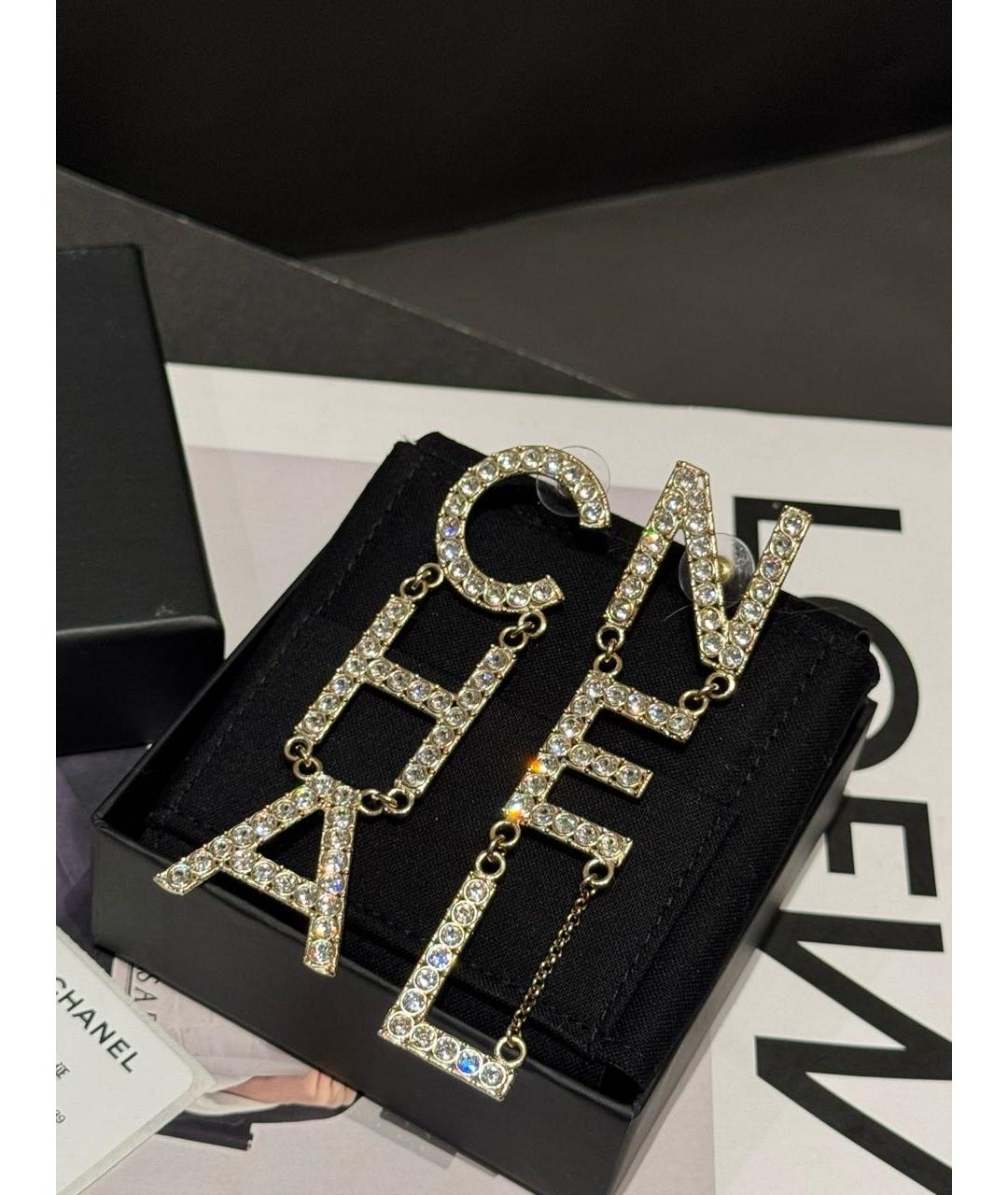CHANEL Серебряные серьги, фото 2