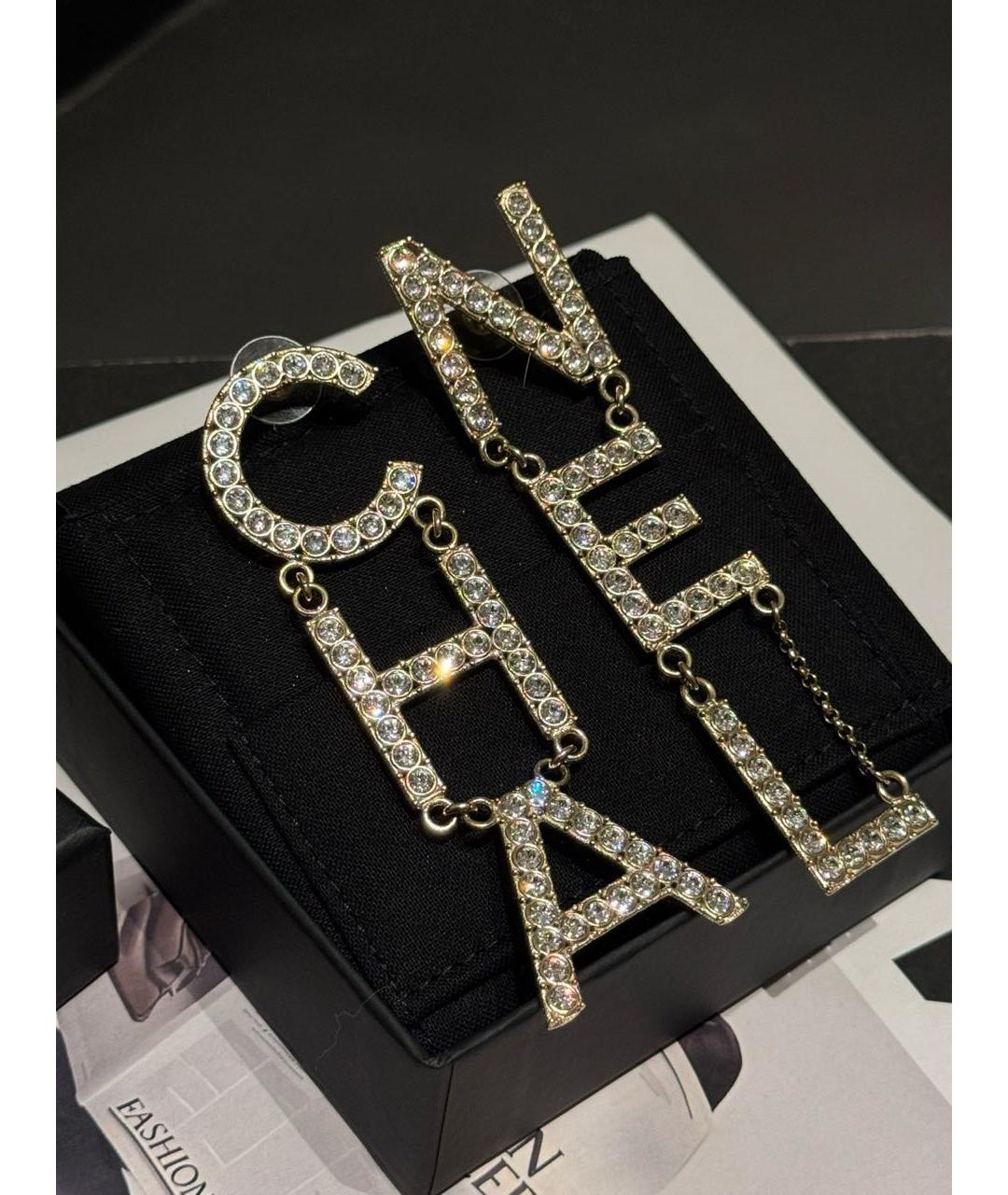 CHANEL Серебряные серьги, фото 3