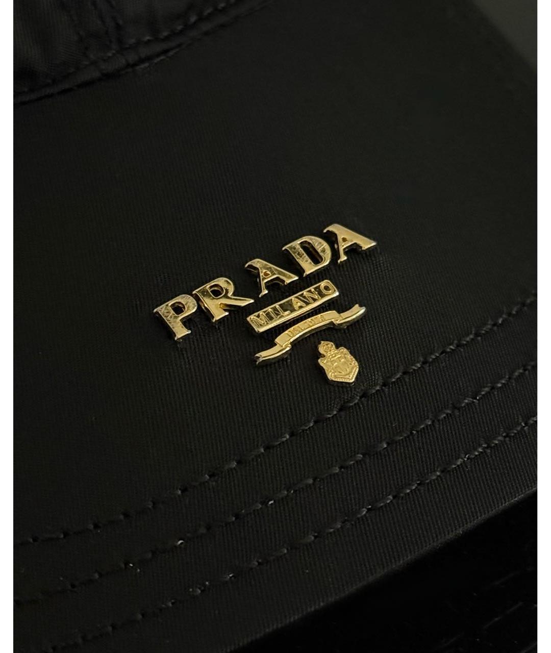 PRADA Черная кепка, фото 3