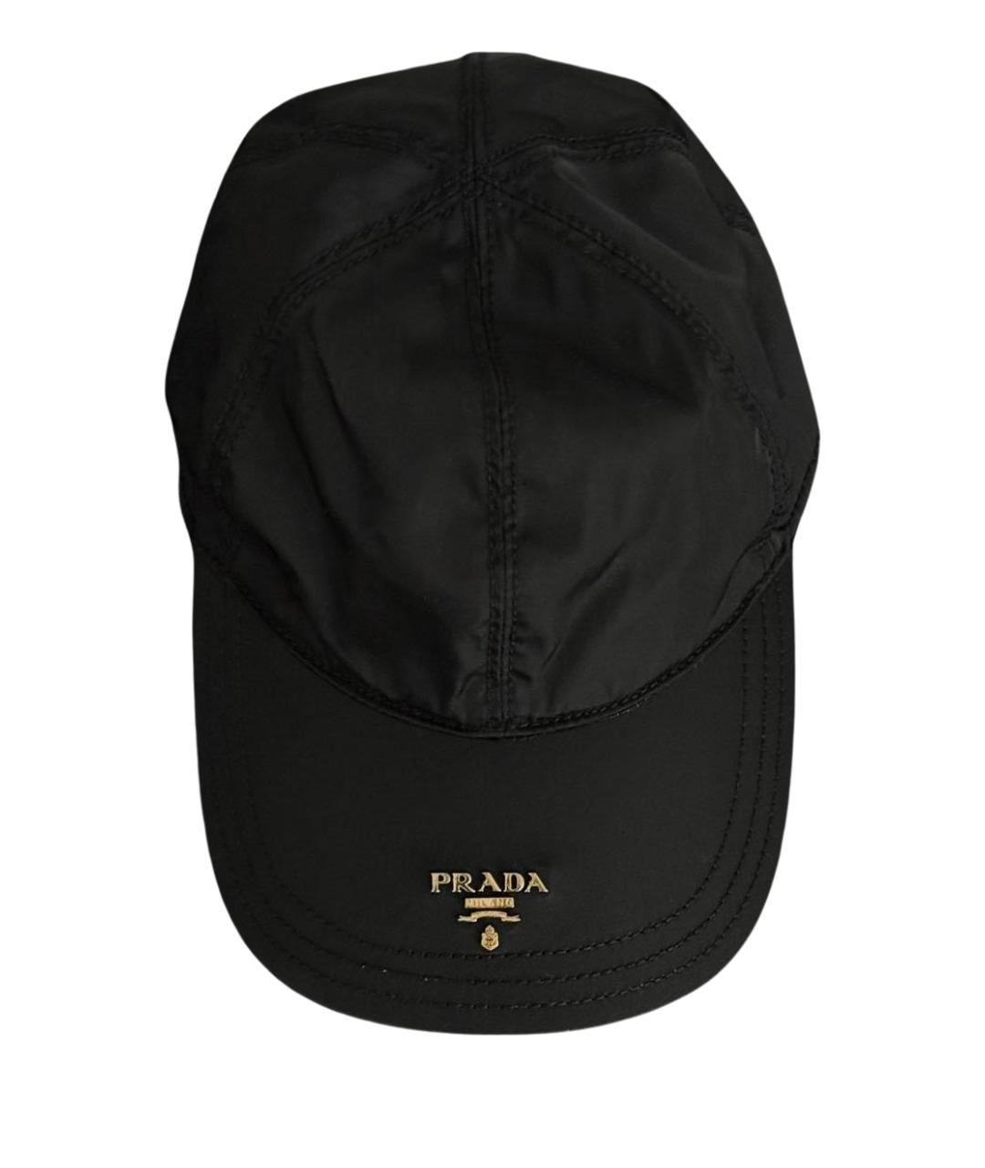 PRADA Черная кепка, фото 1