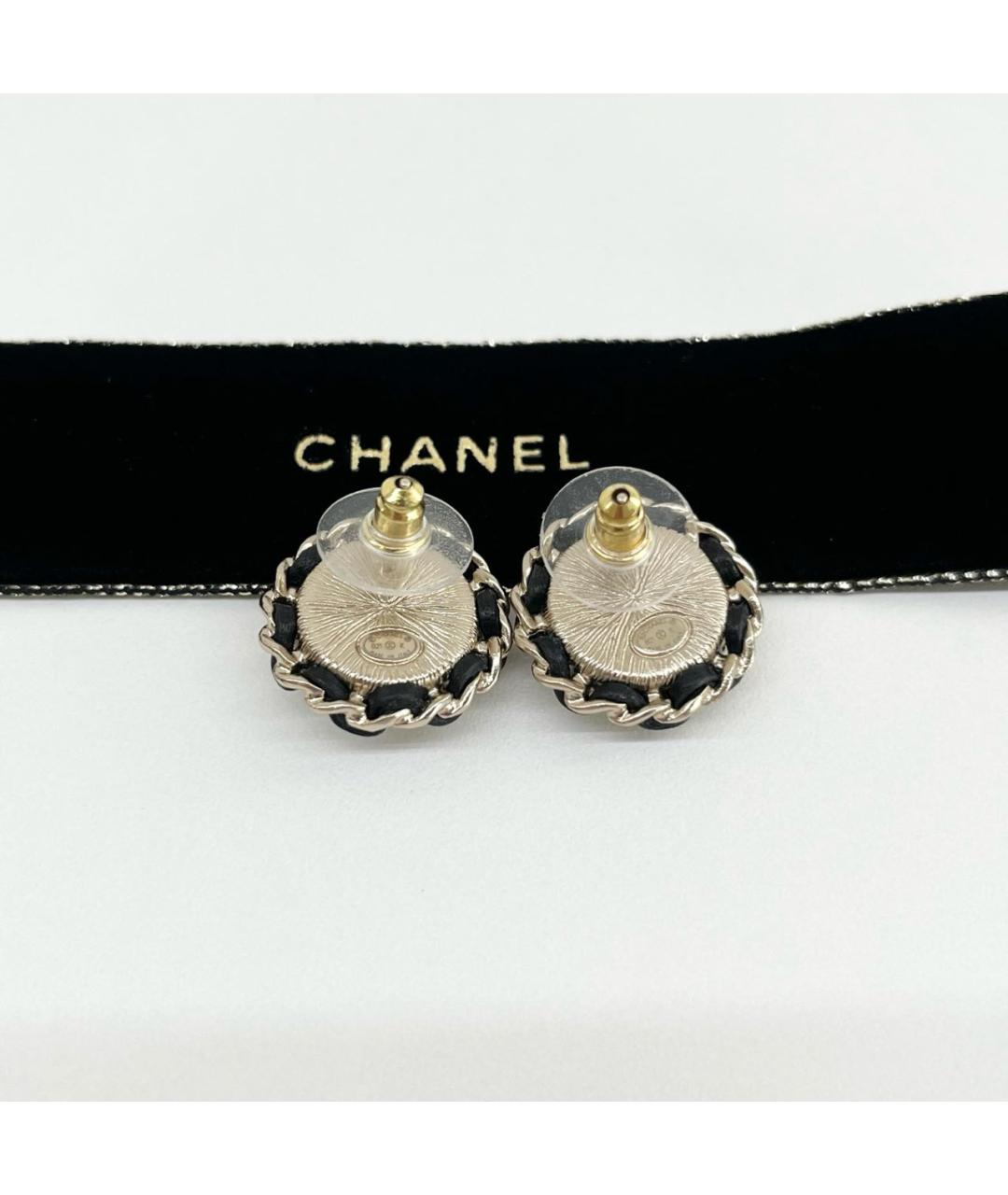CHANEL Золотые серьги, фото 6