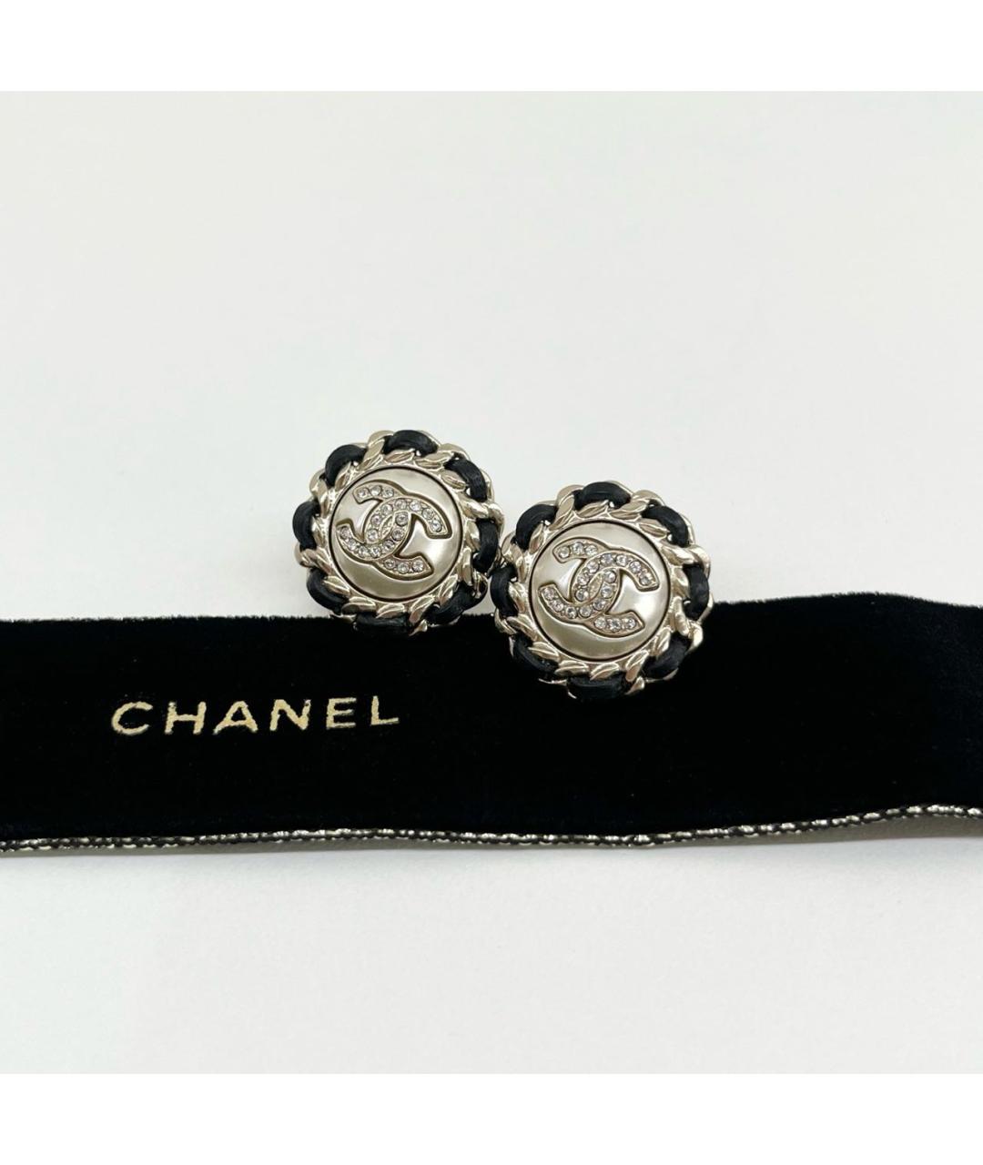 CHANEL Золотые серьги, фото 5