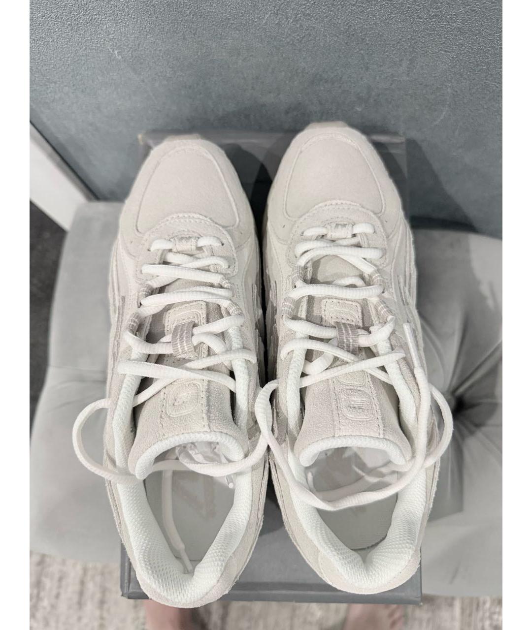 NEW BALANCE Бежевые замшевые кроссовки, фото 2