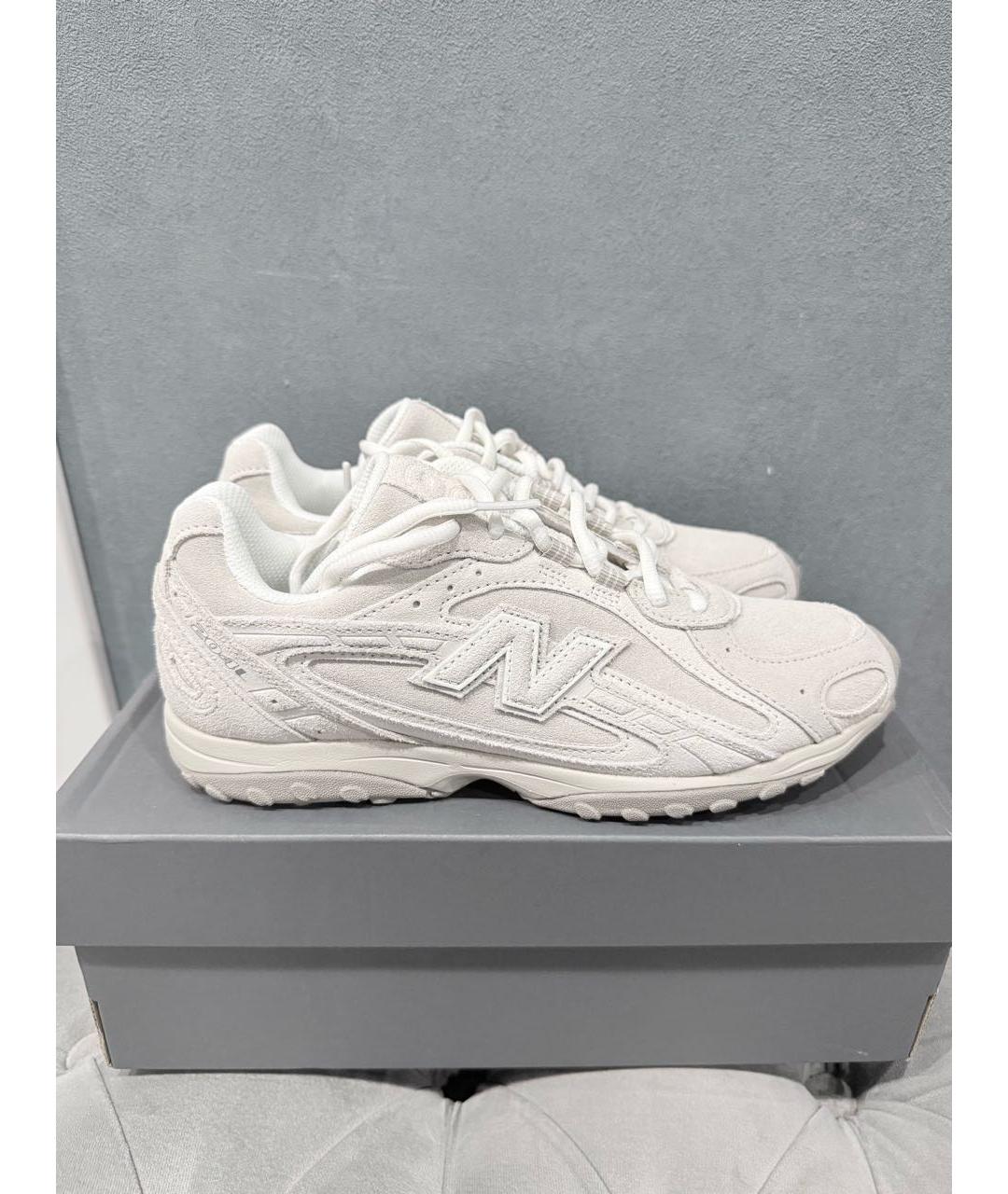 NEW BALANCE Бежевые замшевые кроссовки, фото 5