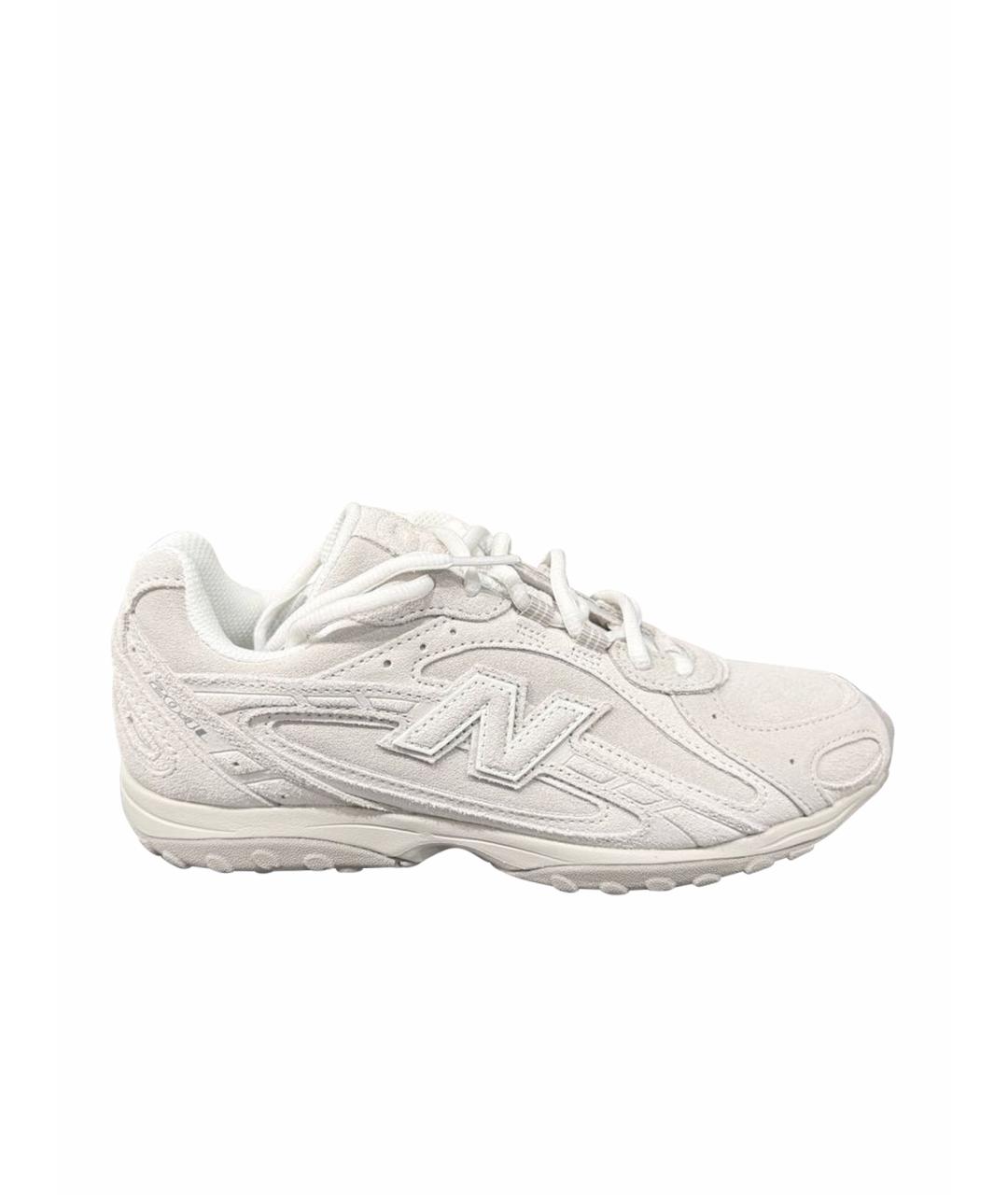 NEW BALANCE Бежевые замшевые кроссовки, фото 1