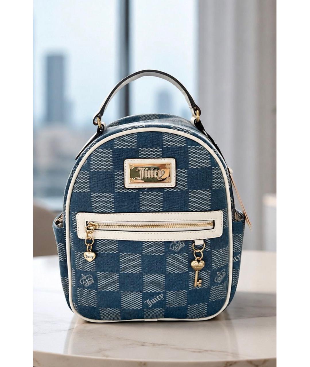 JUICY COUTURE Синий рюкзак, фото 7