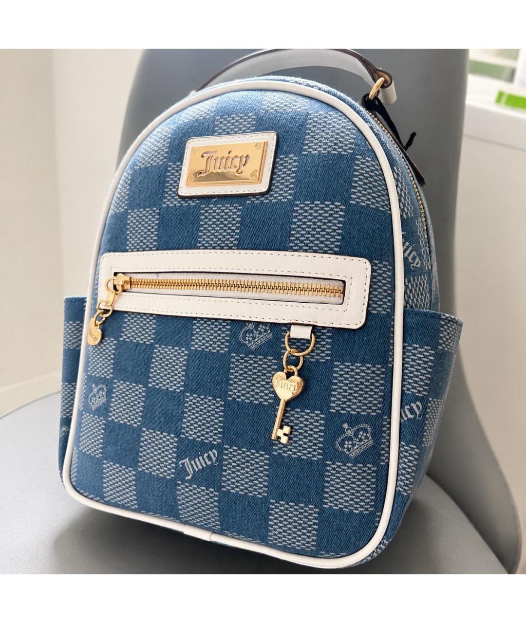 JUICY COUTURE Синий рюкзак, фото 3
