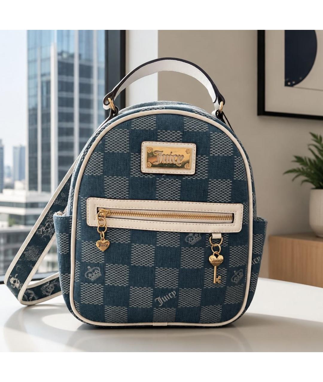 JUICY COUTURE Синий рюкзак, фото 2