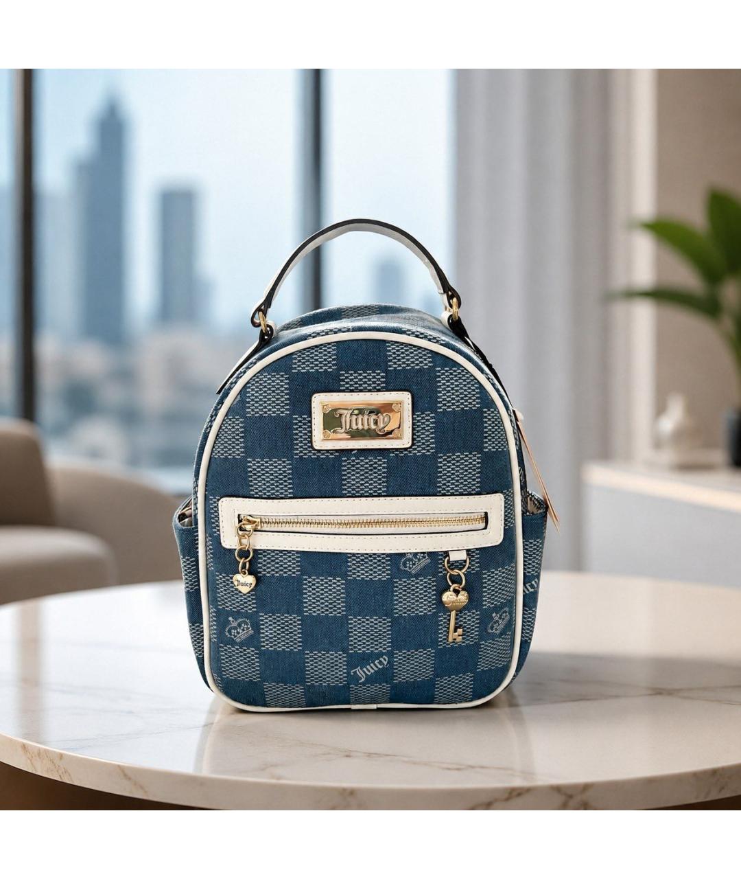 JUICY COUTURE Синий рюкзак, фото 8