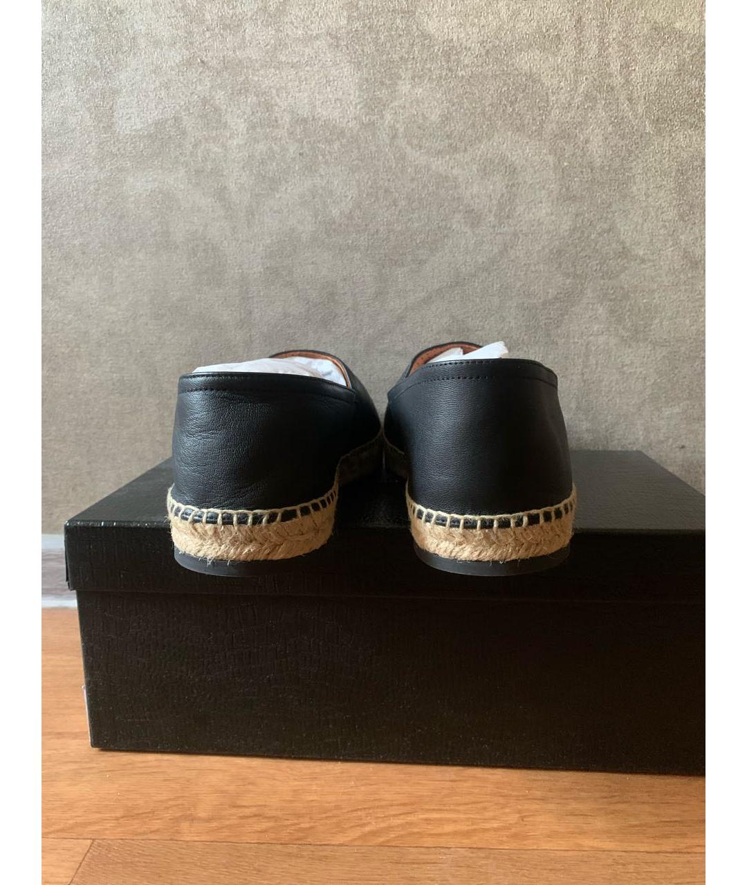 PHILIPP PLEIN Черные кожаные мокасины, фото 4