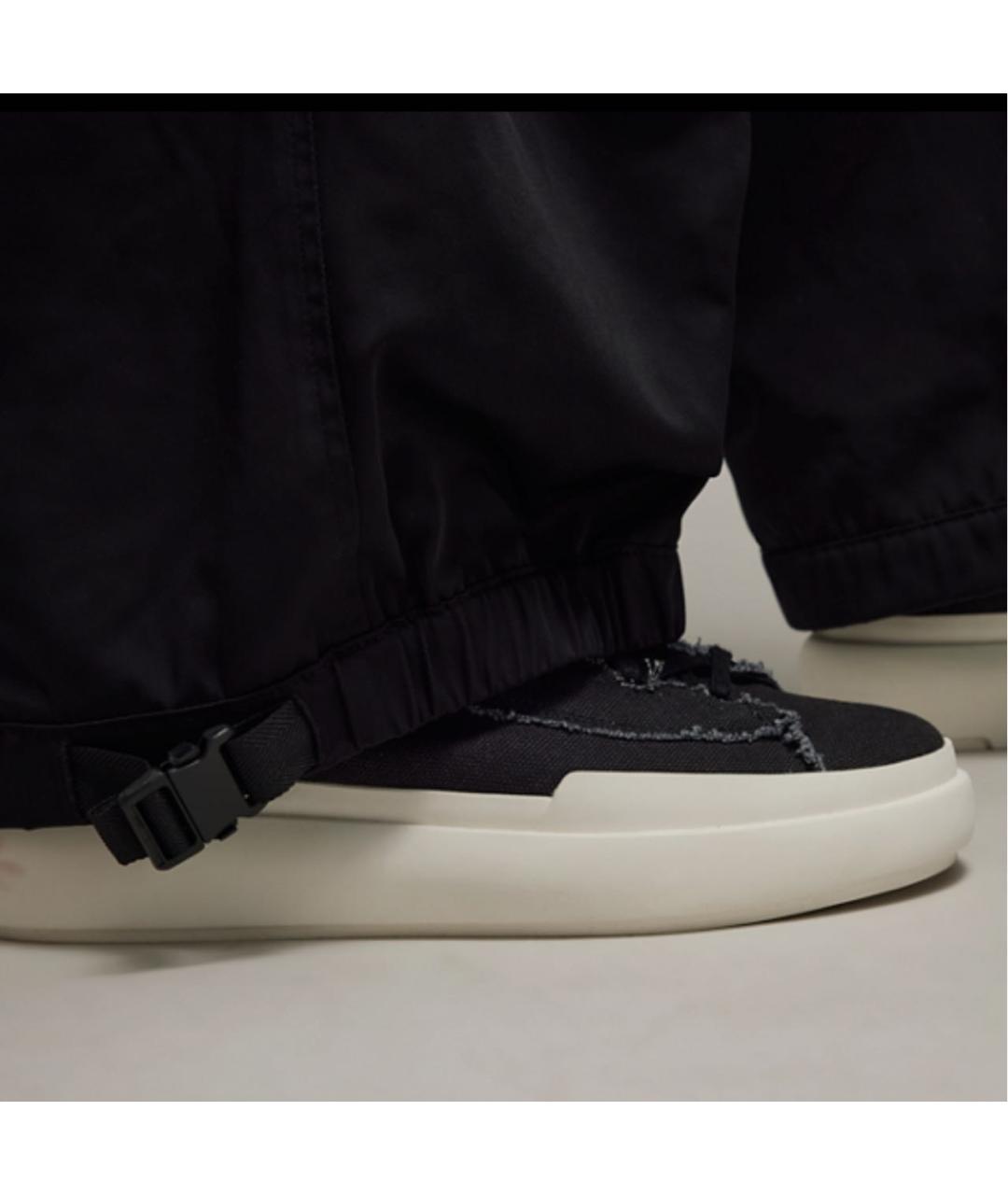Y-3 Черные полиэстеровые брюки чинос, фото 4
