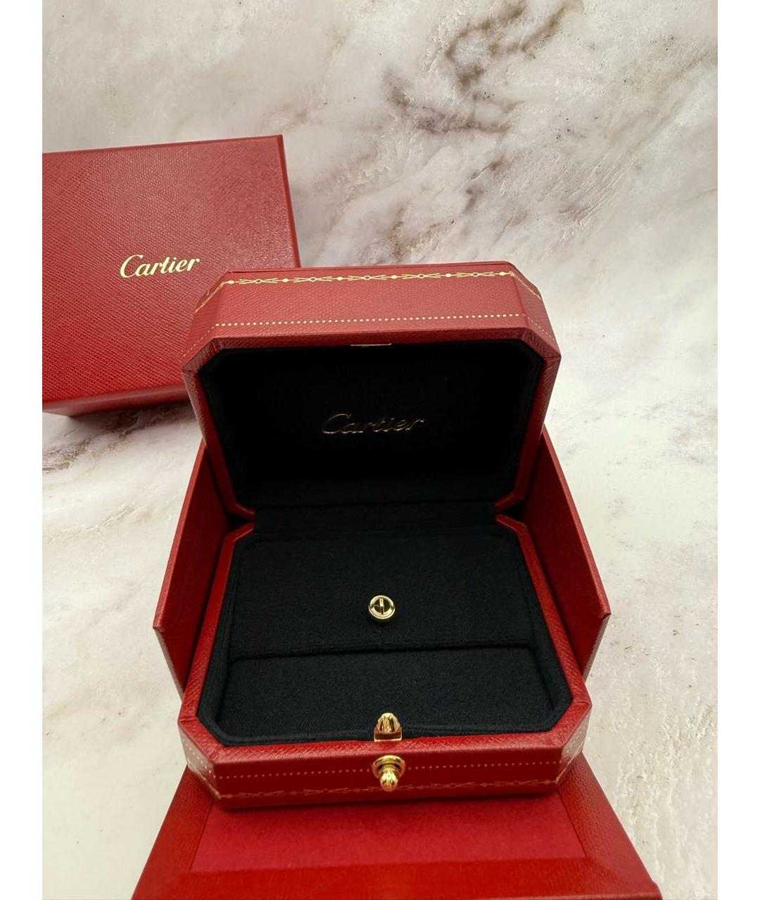 CARTIER Золотые серьги из желтого золота, фото 2