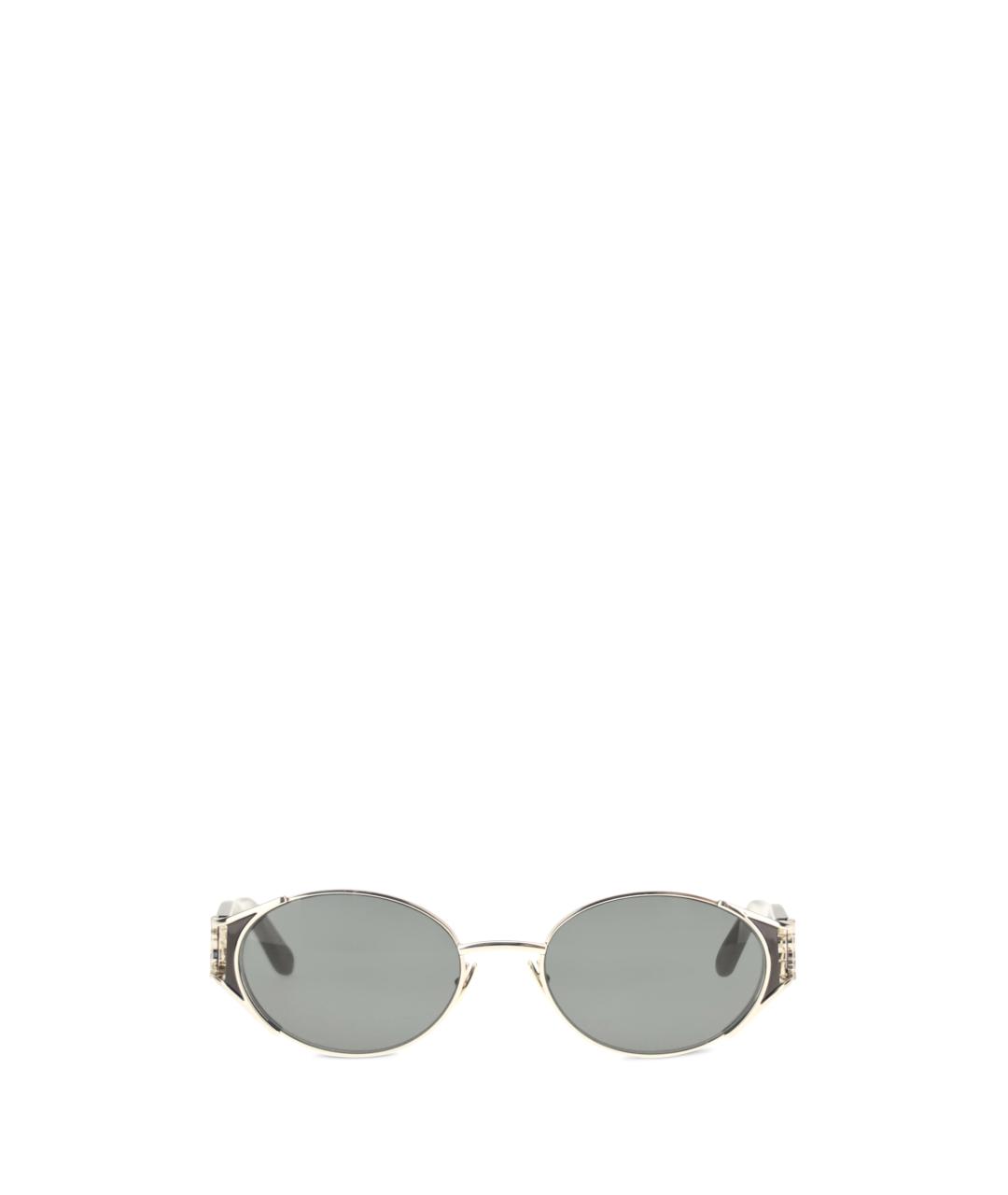 SAINT LAURENT Золотые солнцезащитные очки, фото 1