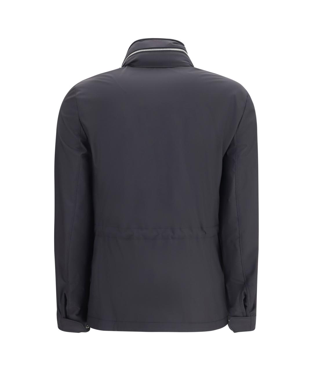 LORO PIANA Синяя синтетическая куртка, фото 2