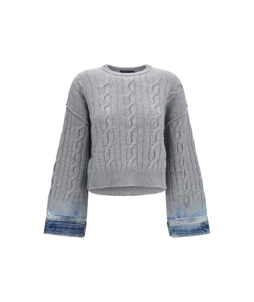 HAIKURE Серый шерстяной джемпер / свитер, фото 1