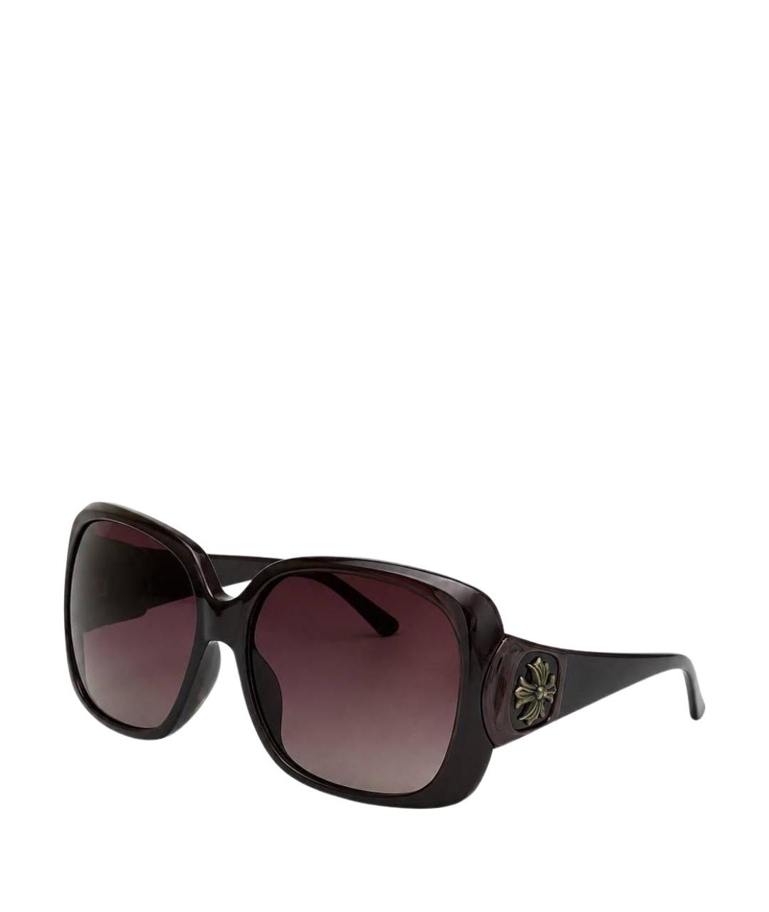 CHROME HEARTS Черные пластиковые солнцезащитные очки, фото 1