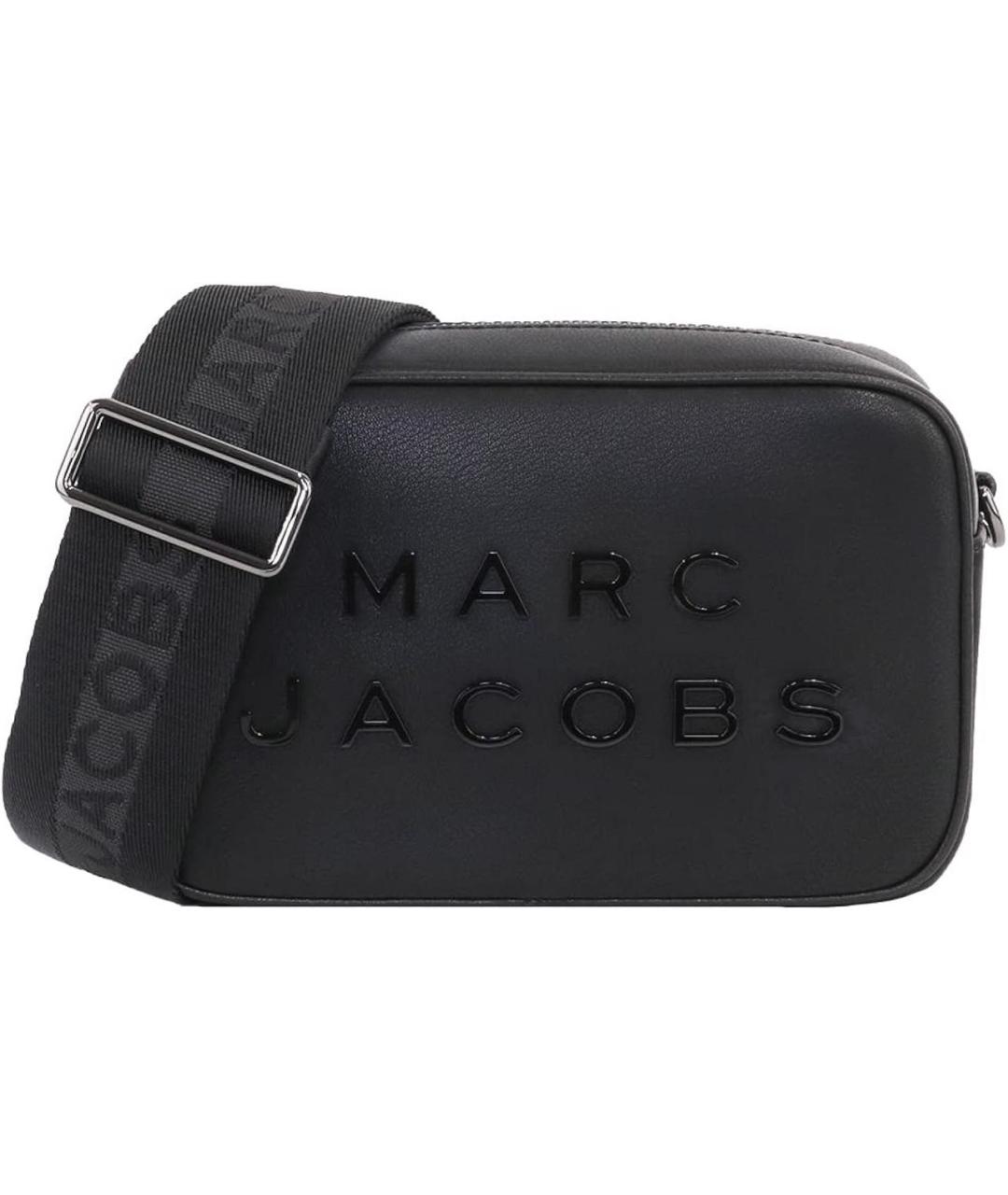 MARC JACOBS Черная кожаная сумка через плечо, фото 1