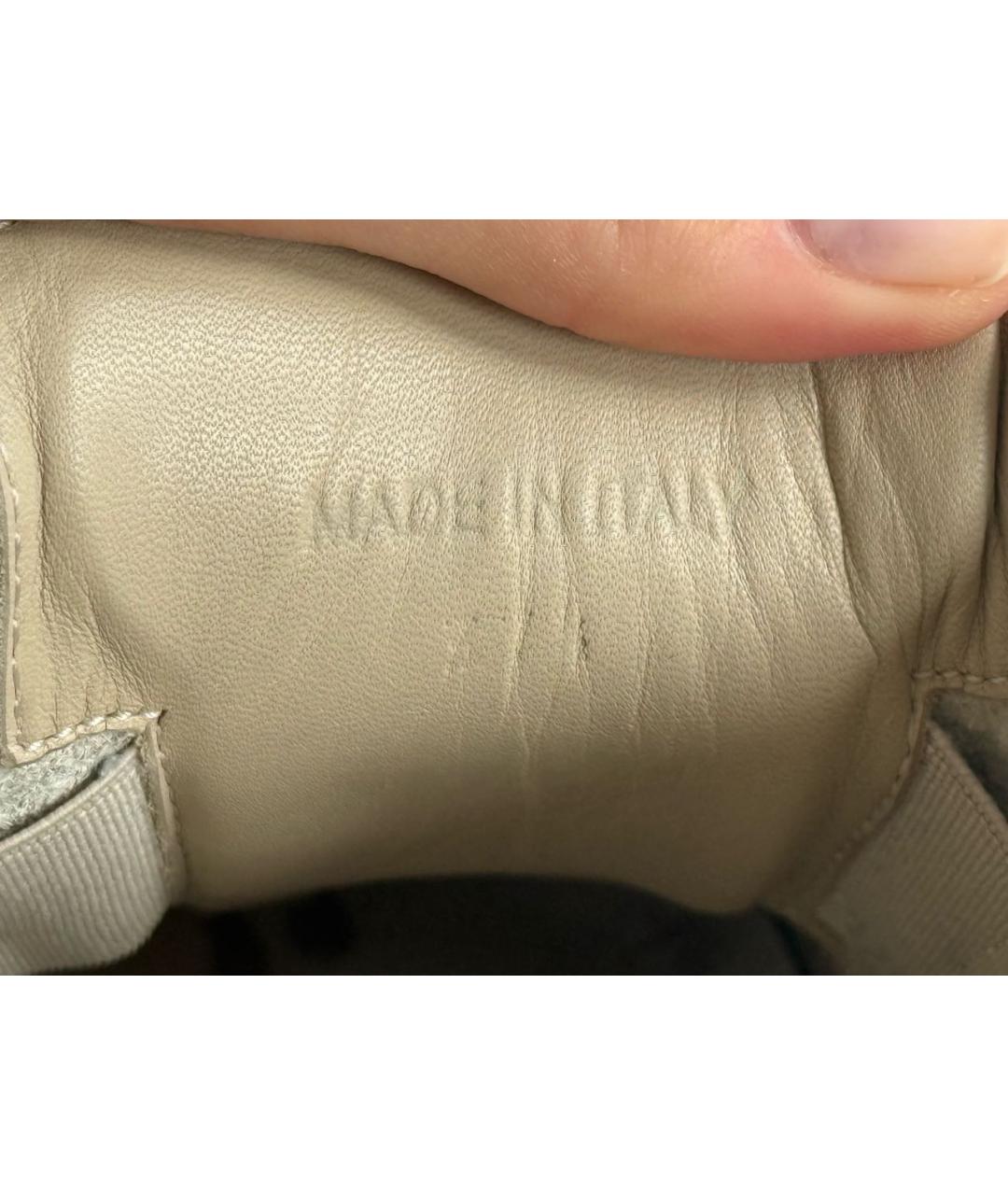 MAISON MARGIELA Белые кожаные кеды, фото 6