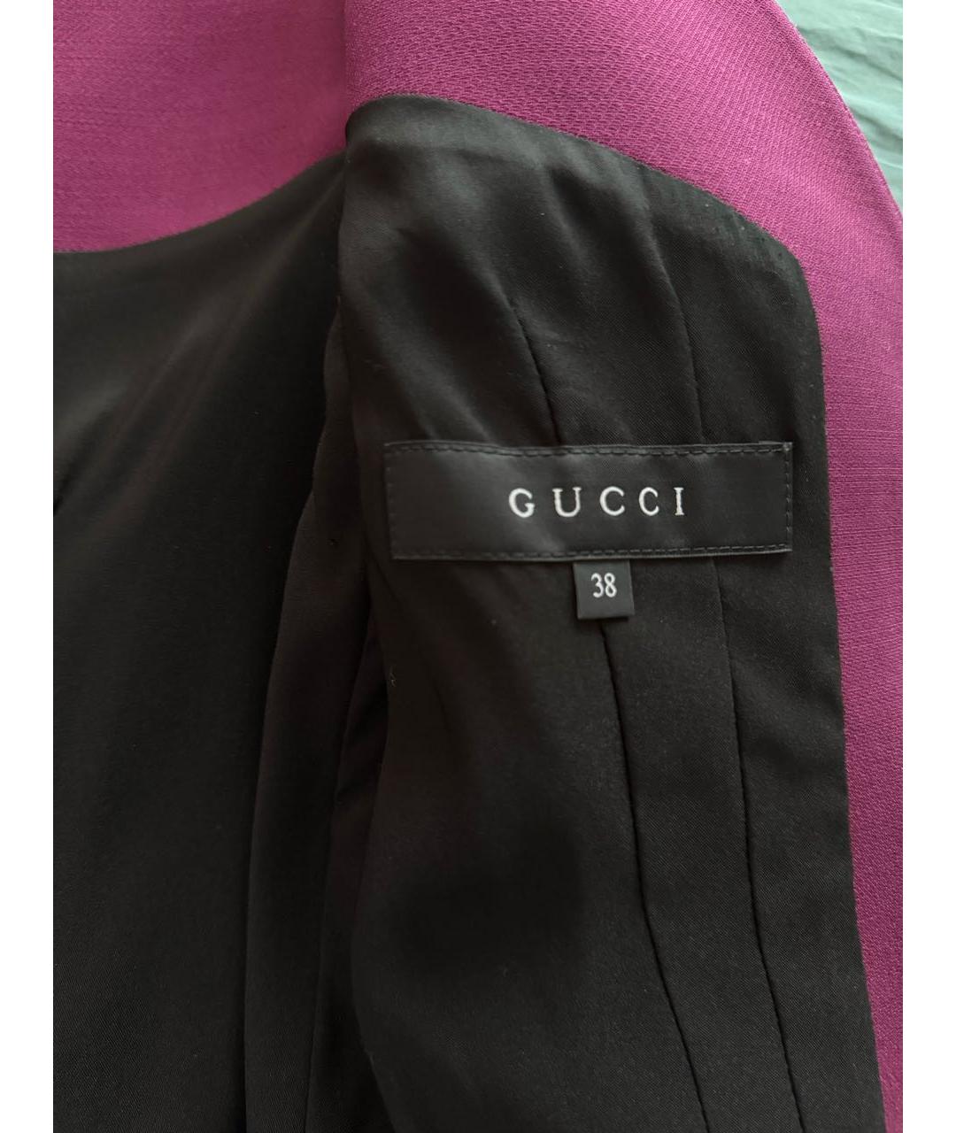 GUCCI Фуксия шерстяное пальто, фото 6