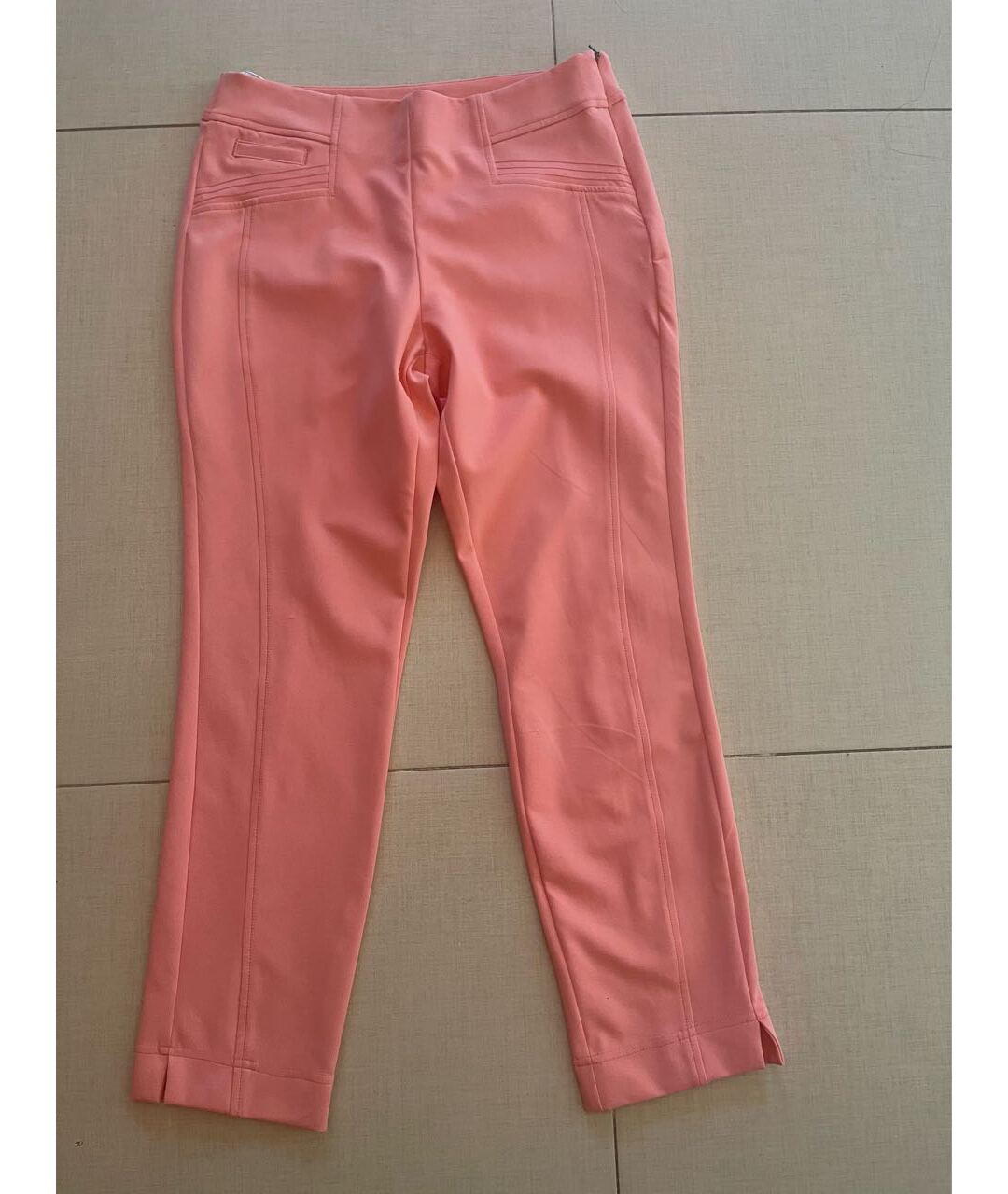 SPORTALM Розовые полиэстеровые прямые брюки, фото 5