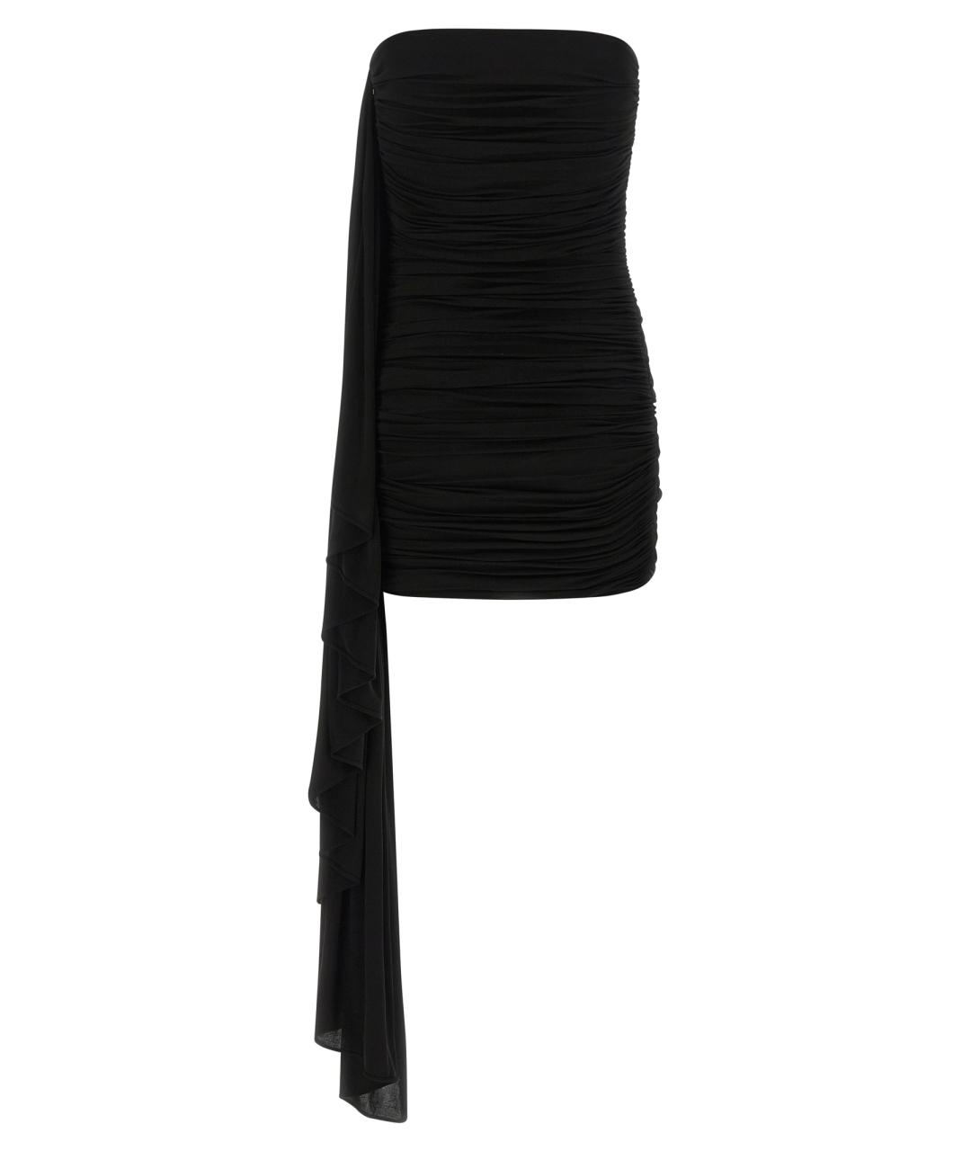 ALEXANDER WANG Черное вискозное коктейльное платье, фото 2