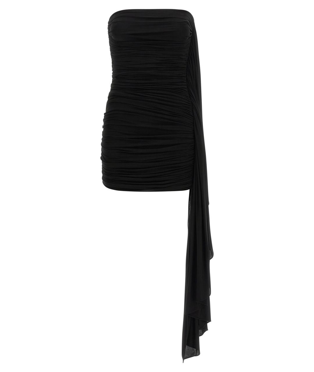 ALEXANDER WANG Черное вискозное коктейльное платье, фото 1
